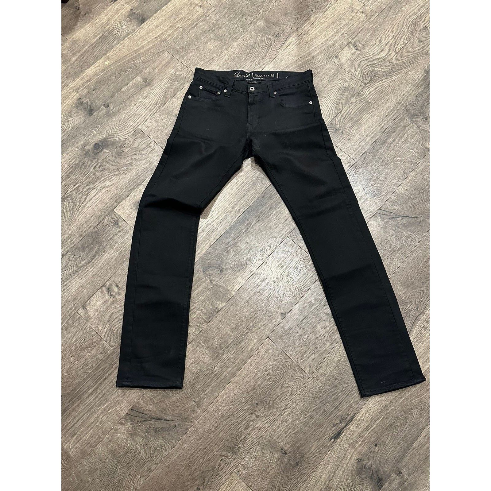 Levi’s “Capital E” Matchstick Denim Black Size 31 Jeans