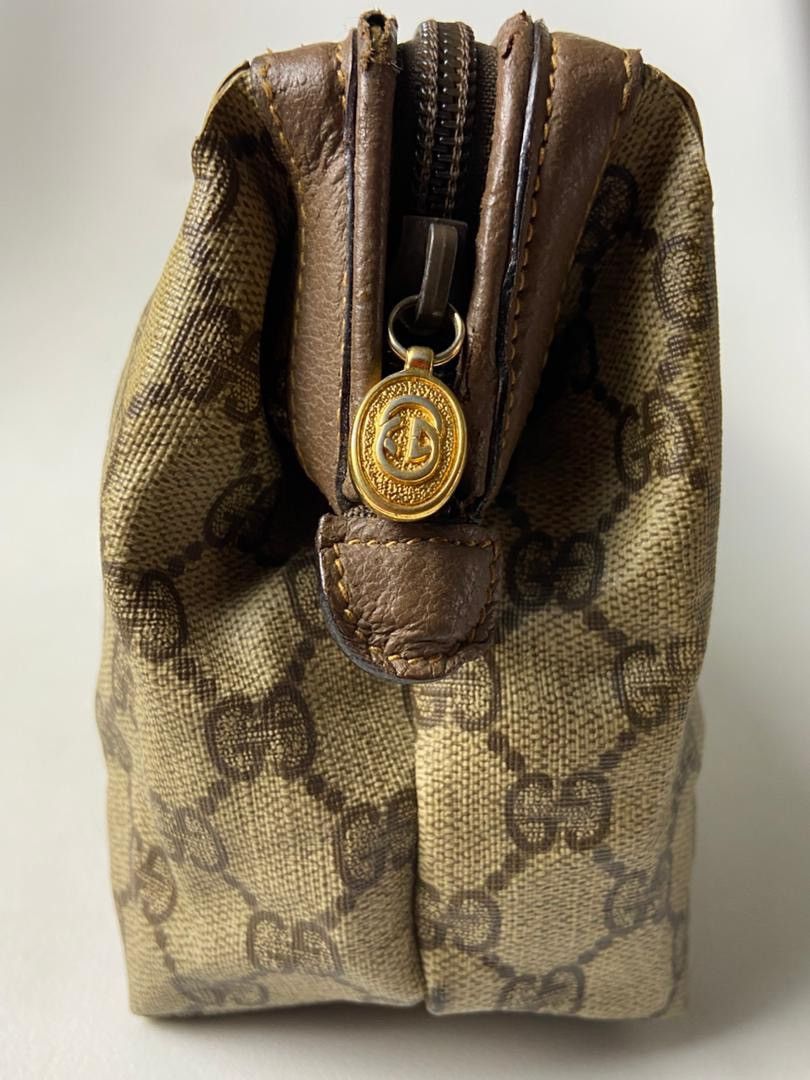 Gucci Vintage GG Supreme Gucci Canvas Pouch (201) Size ONE SIZE - 8 Thumbnail
