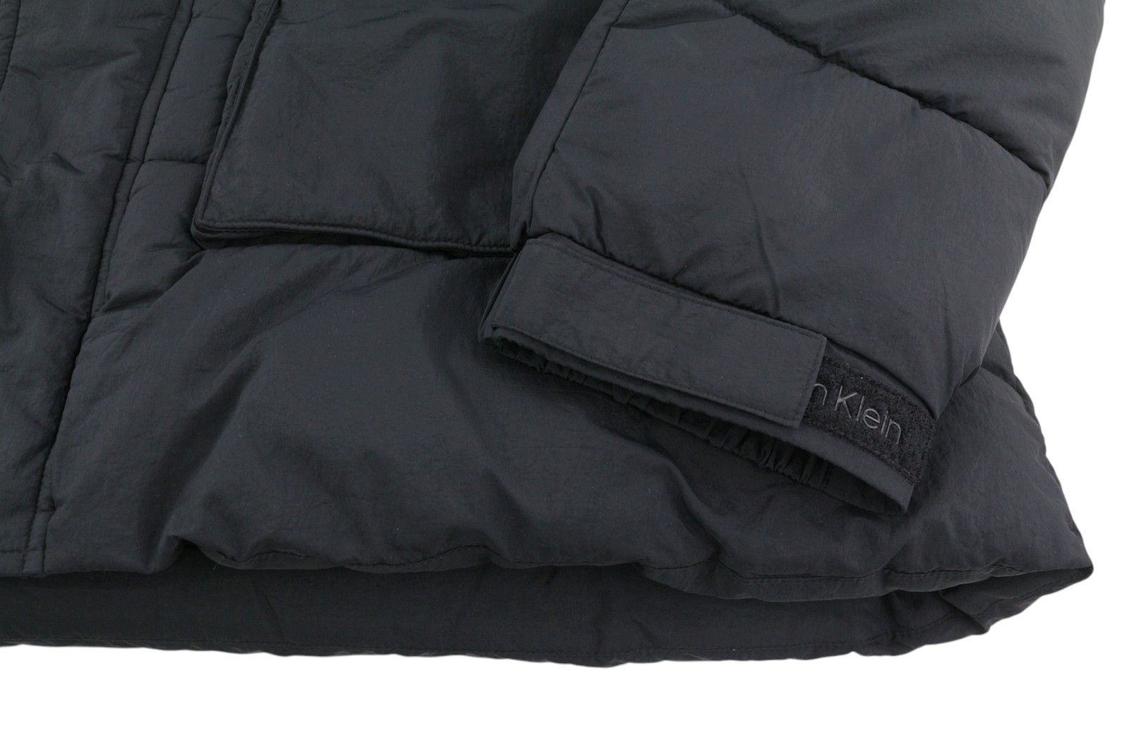 Calvin Klein CRINKLE NYLON LONG LENGTH QUILT 2XL Black Jacket 86399 Size US XXL / EU 58 / 5 - 6 Thumbnail