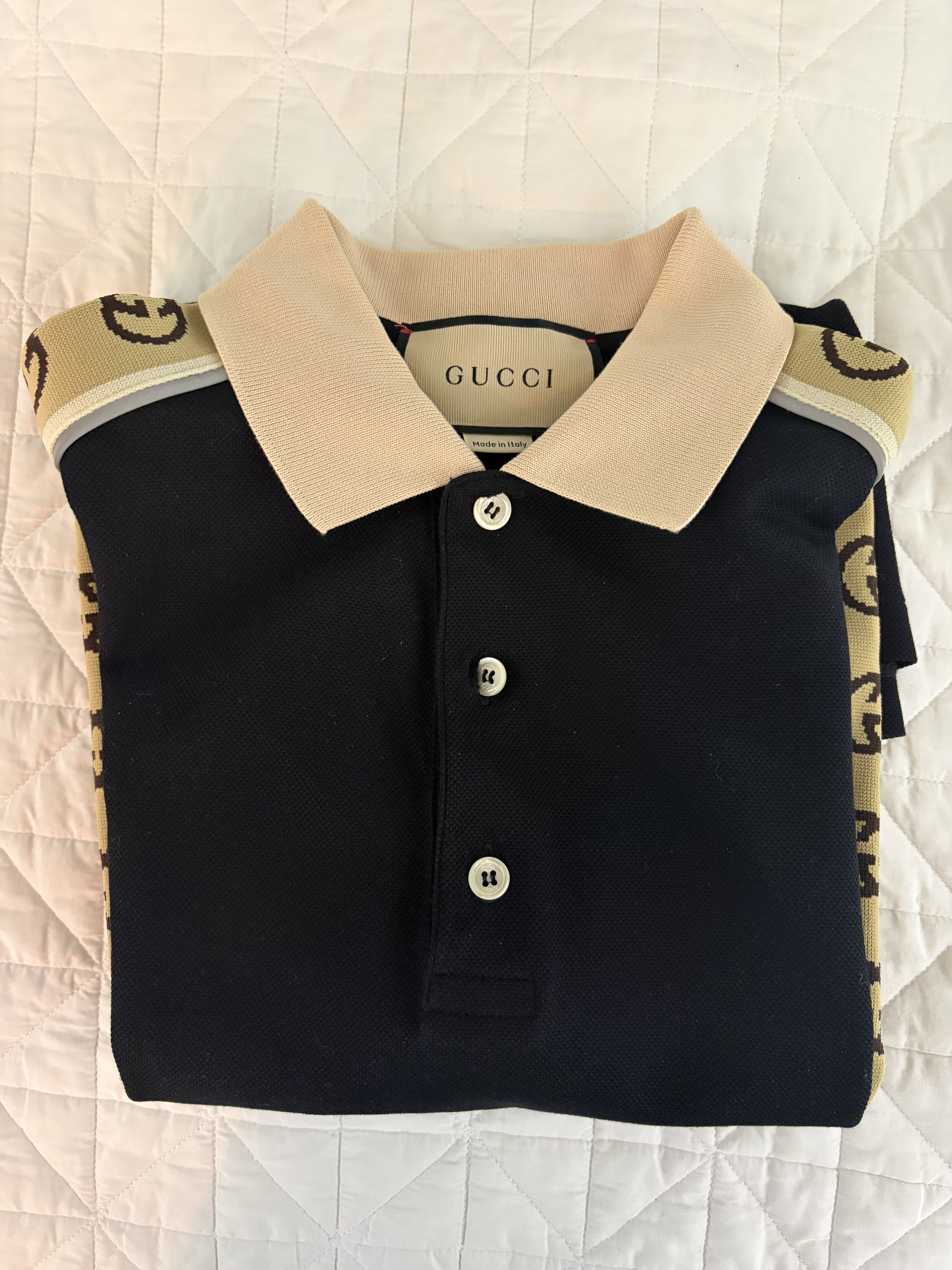 Gucci Gucci Interlocking Logo Monogram Polo Size US S / EU 44-46 / 1 - 1 Thumbnail