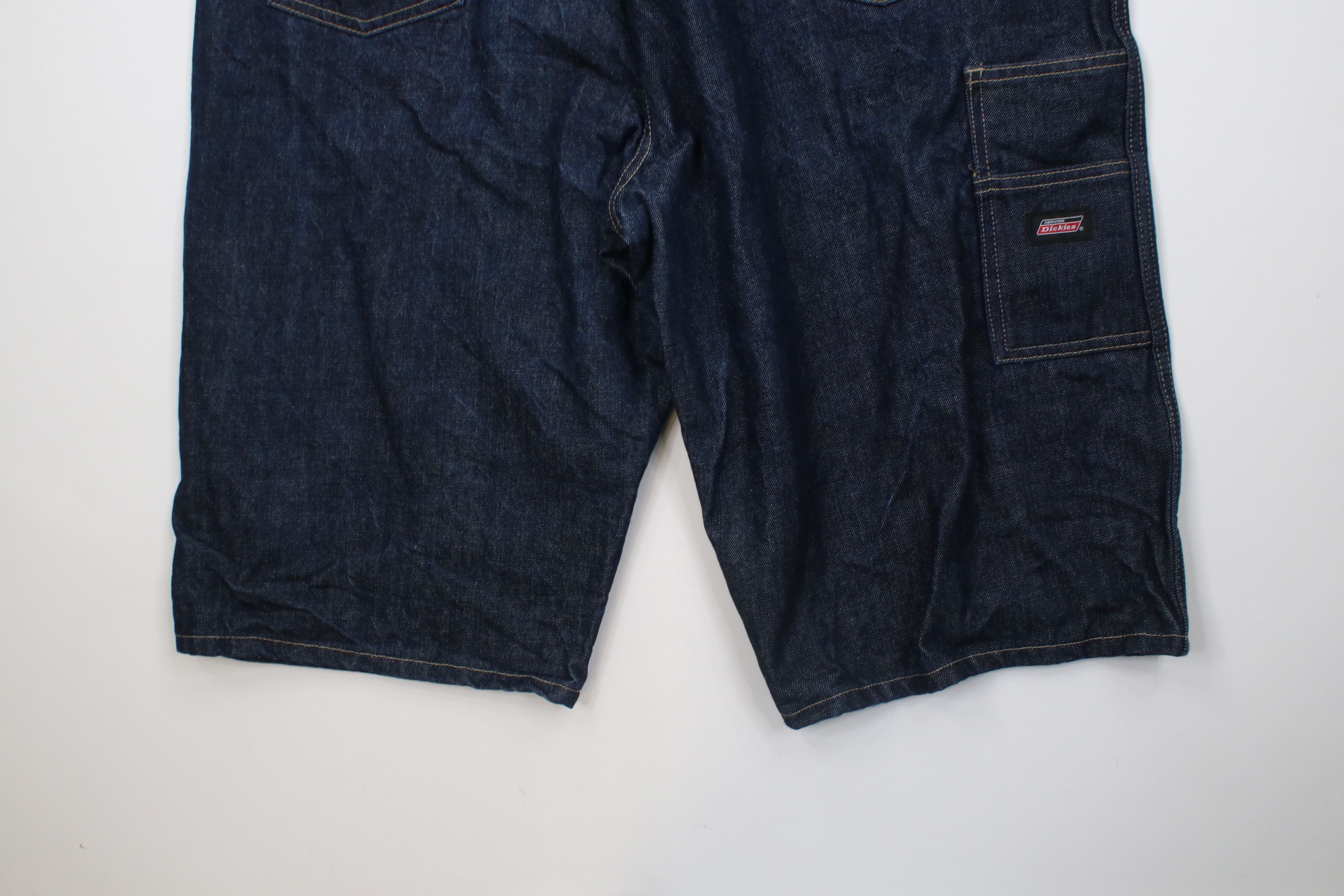 Dickies Vintage Y2K Dickies Fit Dungaree Denim Jean Shorts Jorts Size US 40 / EU 56 - 10 Thumbnail