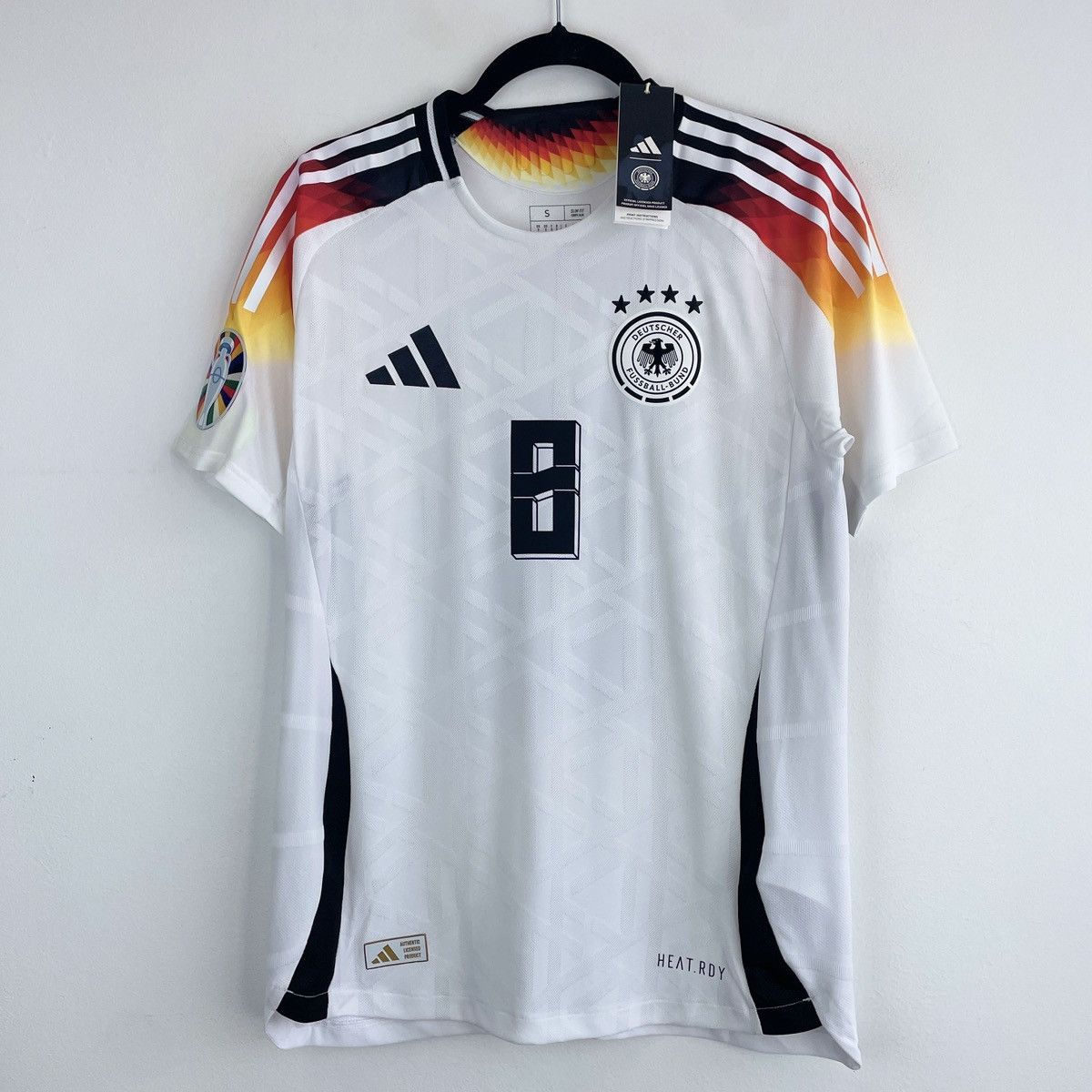 Adidas Germany Kroos Adidas Authentic HEAT.RDY Jersey Euro 2024 S Size US S / EU 44-46 / 1 - 2 Thumbnail