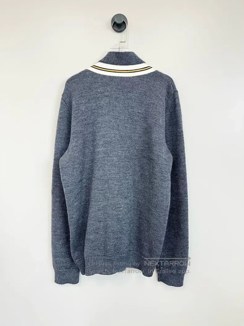 Gucci Gucci Grey college style big bee knitted coat Size M / US 6-8 / IT 42-44 - 2 Thumbnail