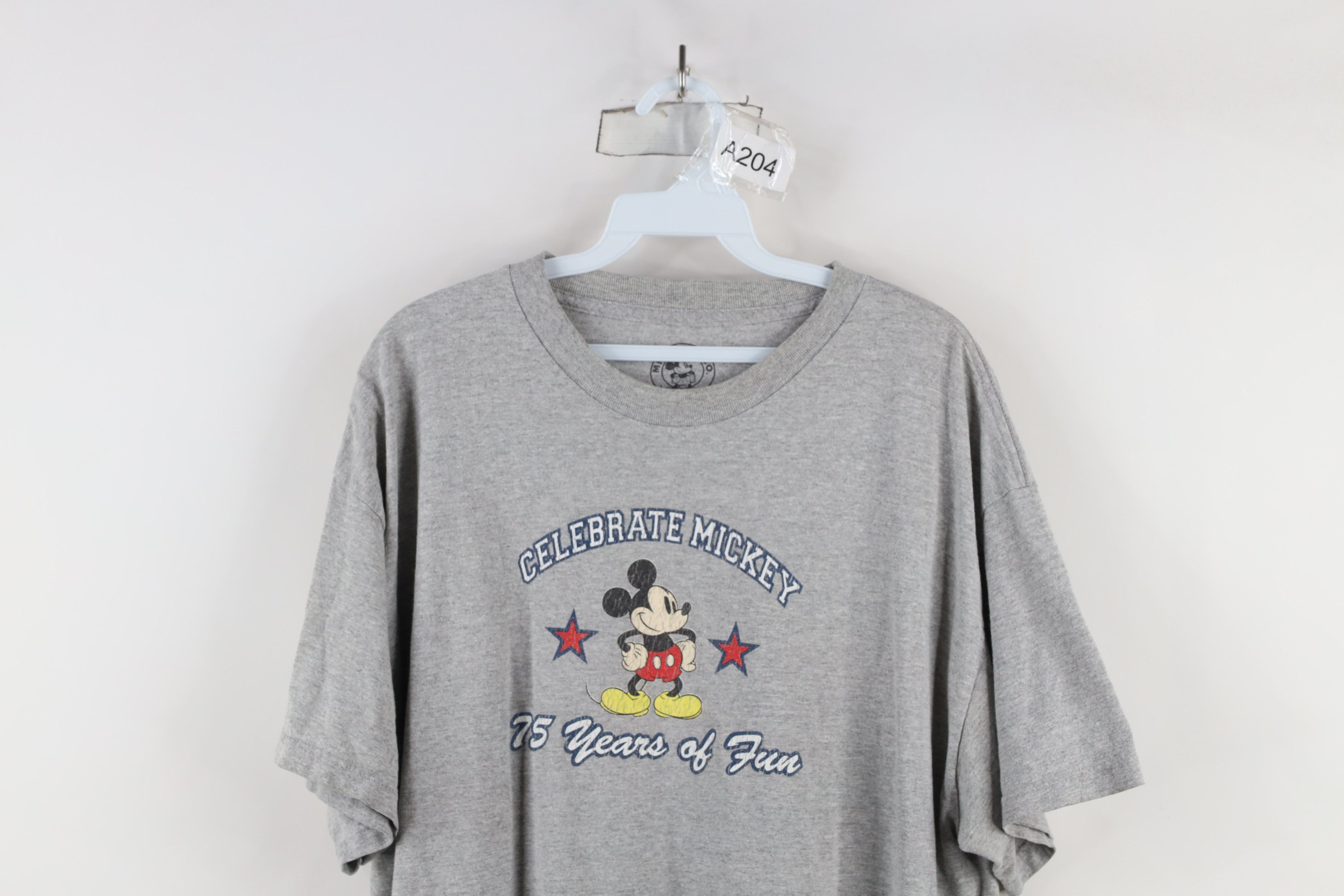 Disney × Vintage Vintage Y2K Disney Spell Mickey Mouse Short Sleeve T-Shirt Size US XL / EU 56 / 4 - 2 Thumbnail