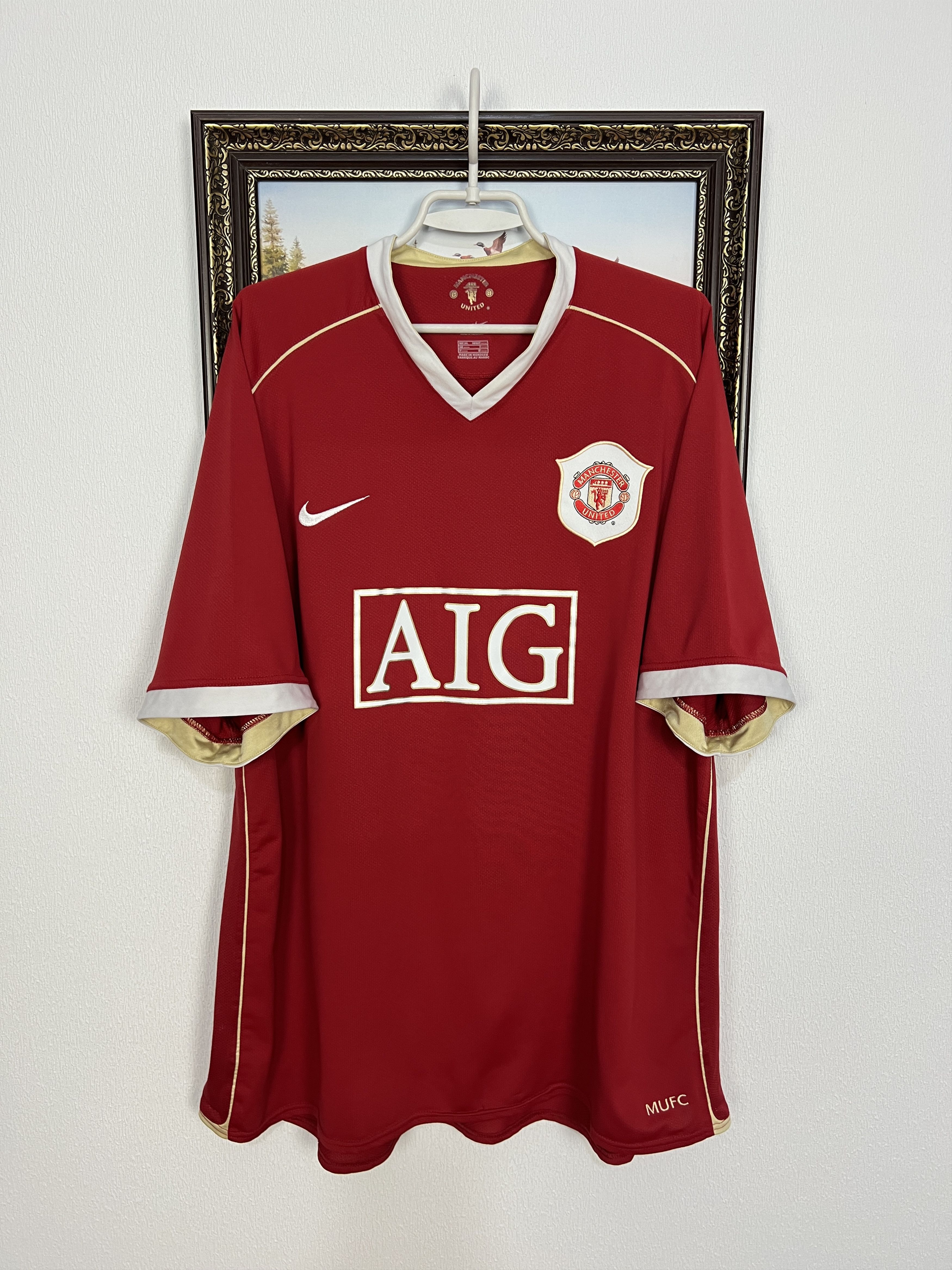 Nike Manchester United football shirt Soccer Jersey Trikot Sz 3XL Size US XXL / EU 58 / 5 - 1 Thumbnail