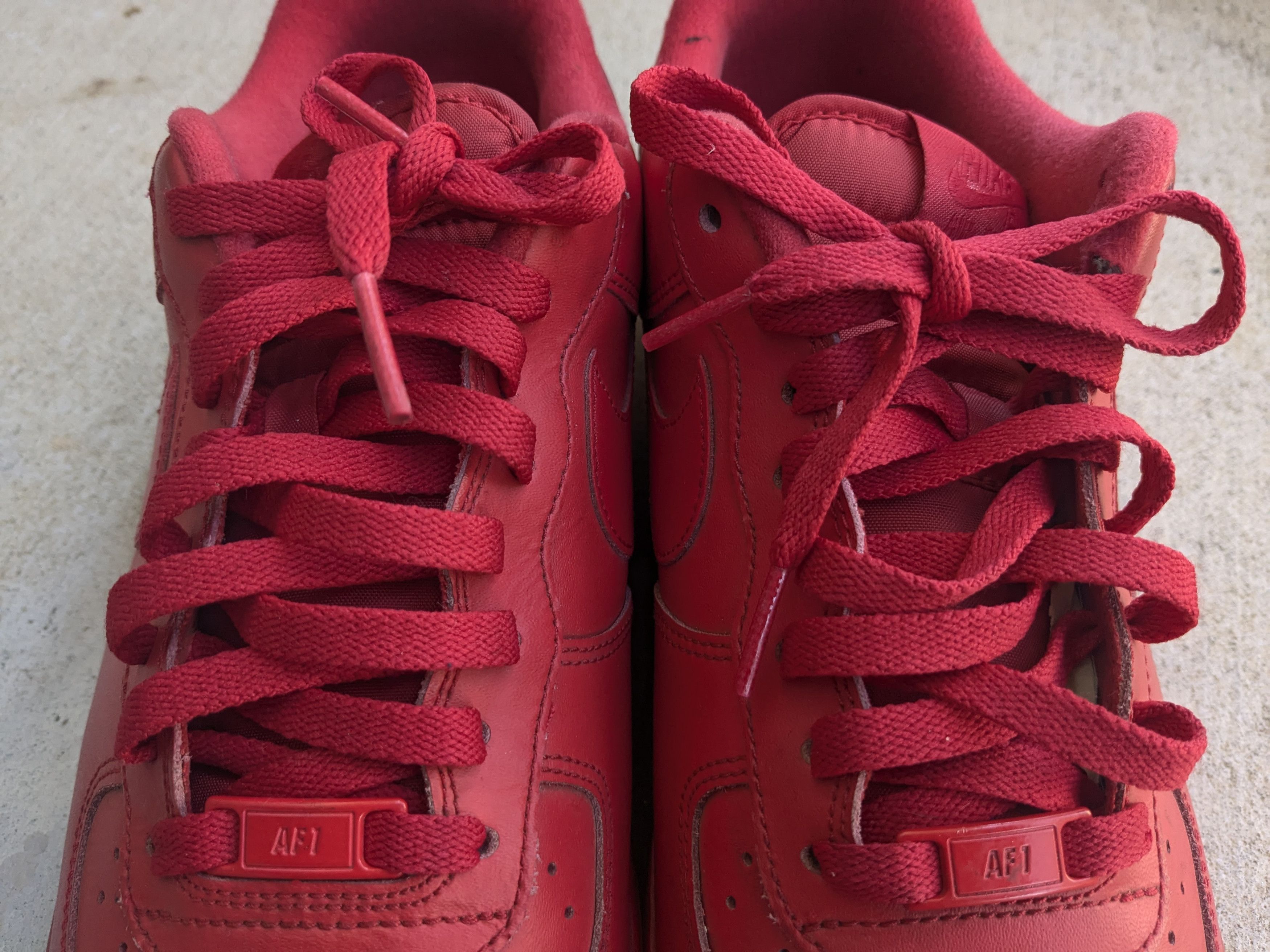 Nike Nike Air Force 1 Low Tripe Red 11 Leather Size US 11 / EU 44 - 5 Thumbnail