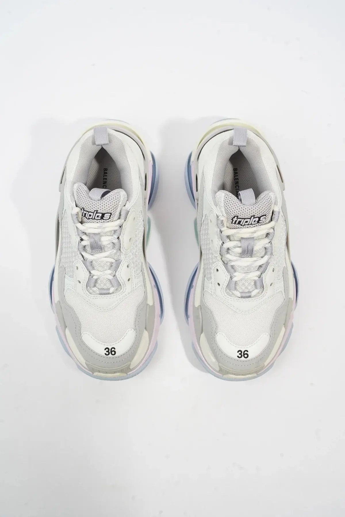 Balenciaga o1bcso1str1224 Triple S Sneakers in Multicolor Size US 8 / IT 38 - 6 Thumbnail