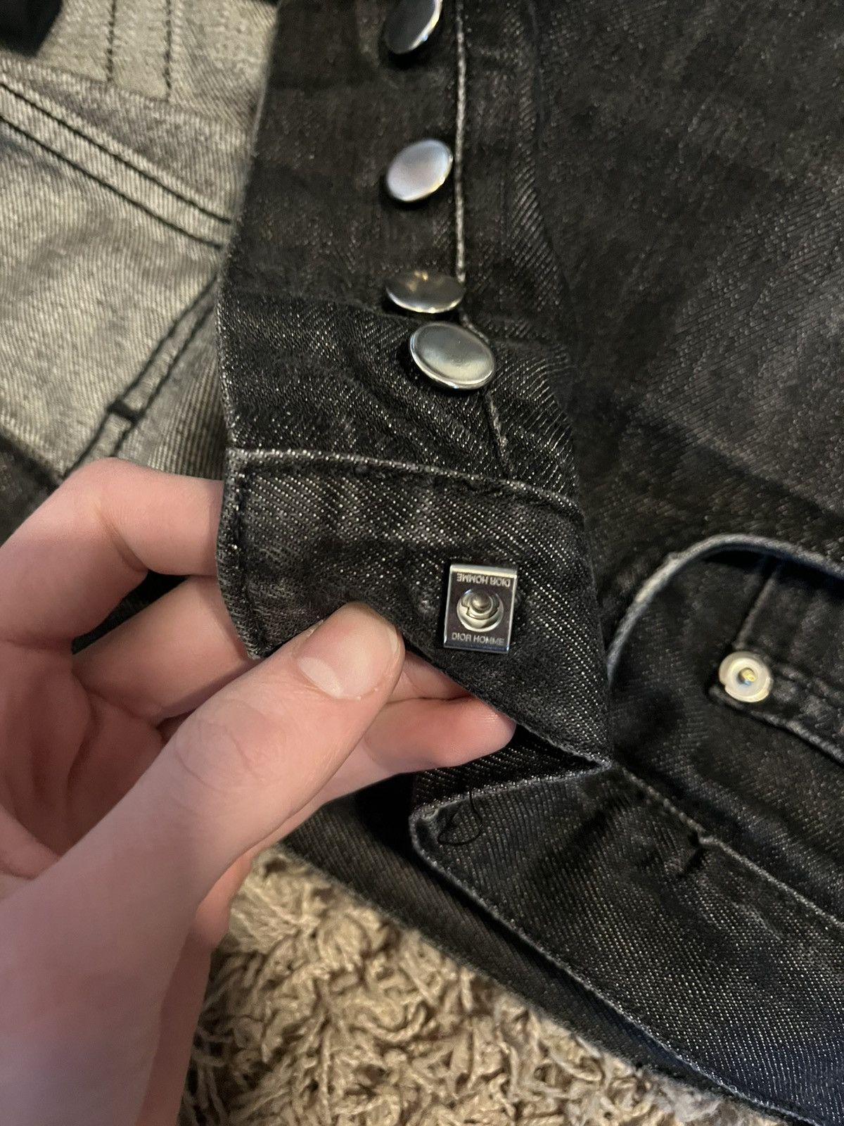Dior dior homme black denim jeans Size US 32 / EU 48 - 9 Thumbnail
