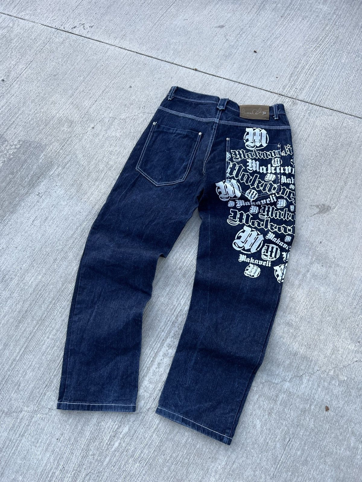 Makaveli × Vintage Vintage Makaveli jeans rap hip hop baggy jeans Size US 34 / EU 50 - 5 Thumbnail