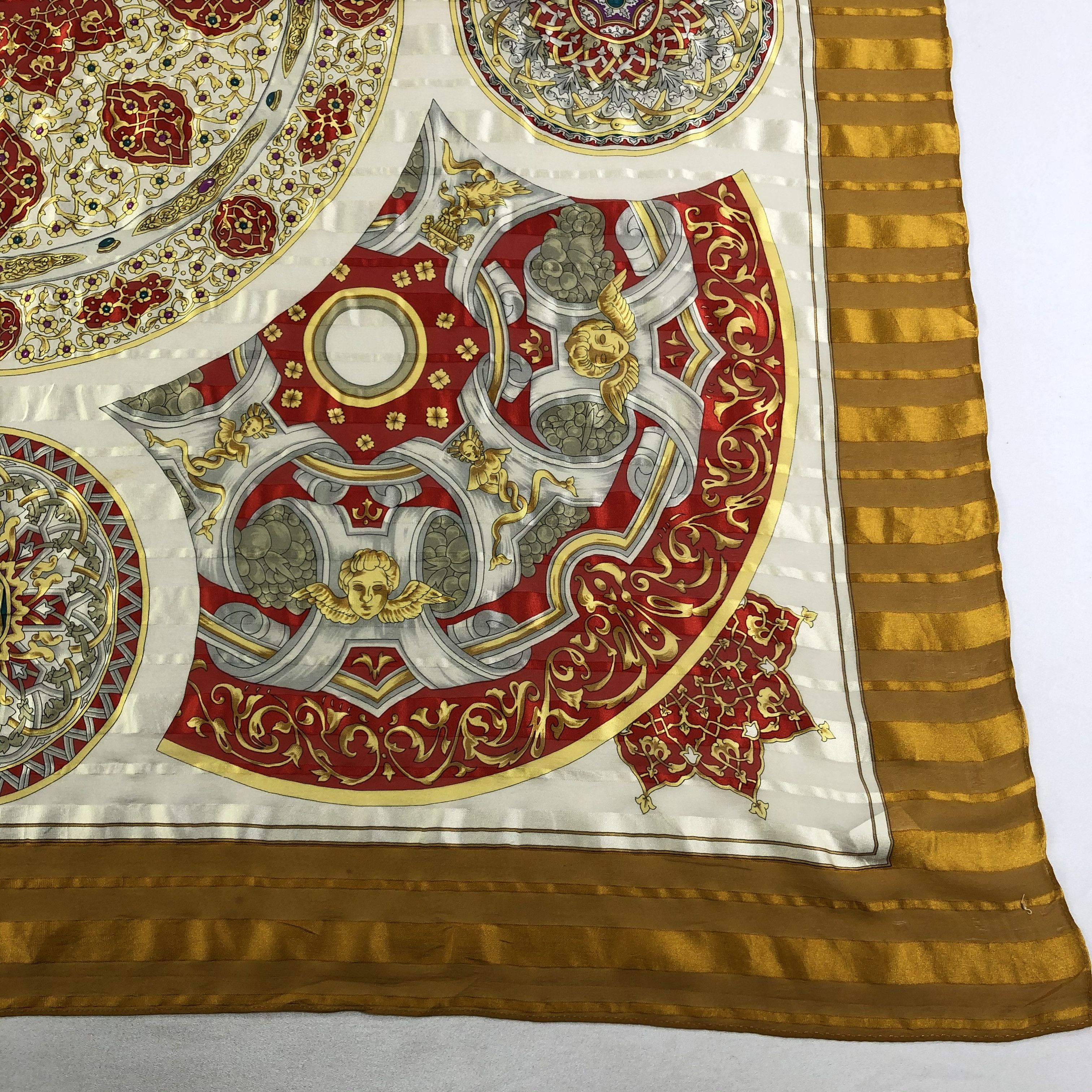 Vintage Vintage Silk Scarf Size ONE SIZE - 3 Thumbnail