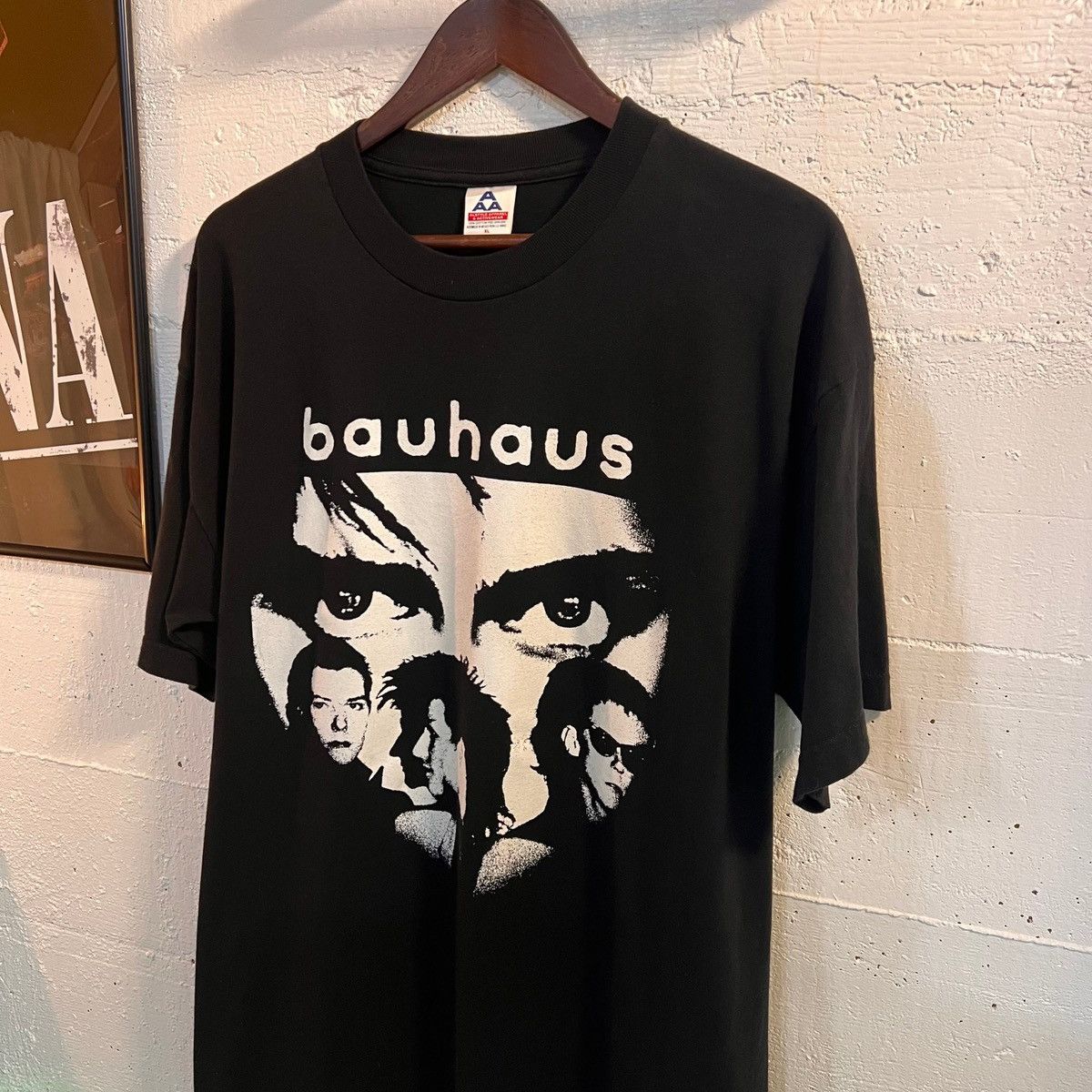 Band Tees Vintage Bauhaus Peter Murphy Face Band Photo T-Shirt Size US XL / EU 56 / 4 - 3 Thumbnail