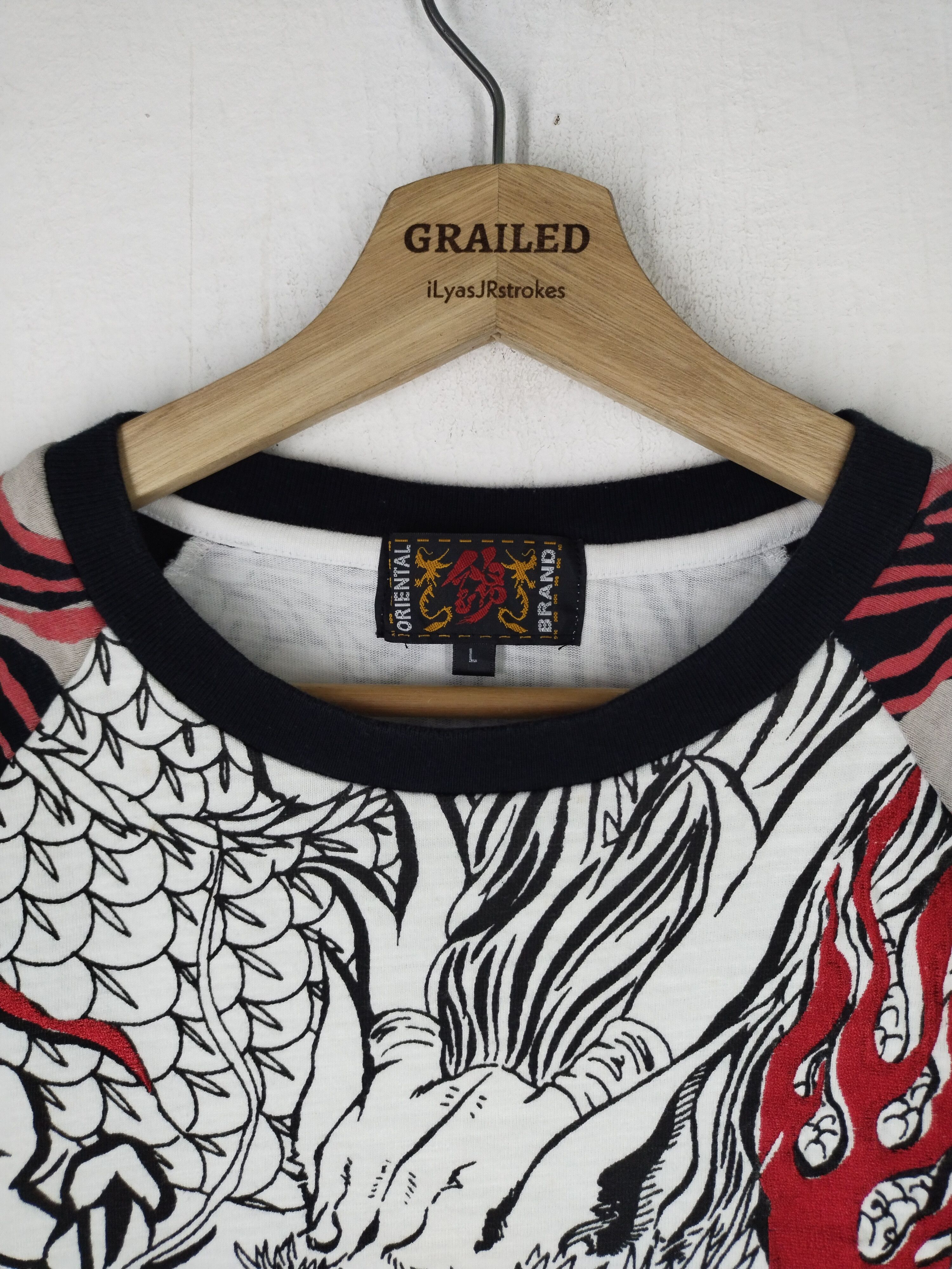 Karakuri Tamashii Vintage Sukajan Dragon Design Rare Tee Size US M / EU 48-50 / 2 - 10 Thumbnail