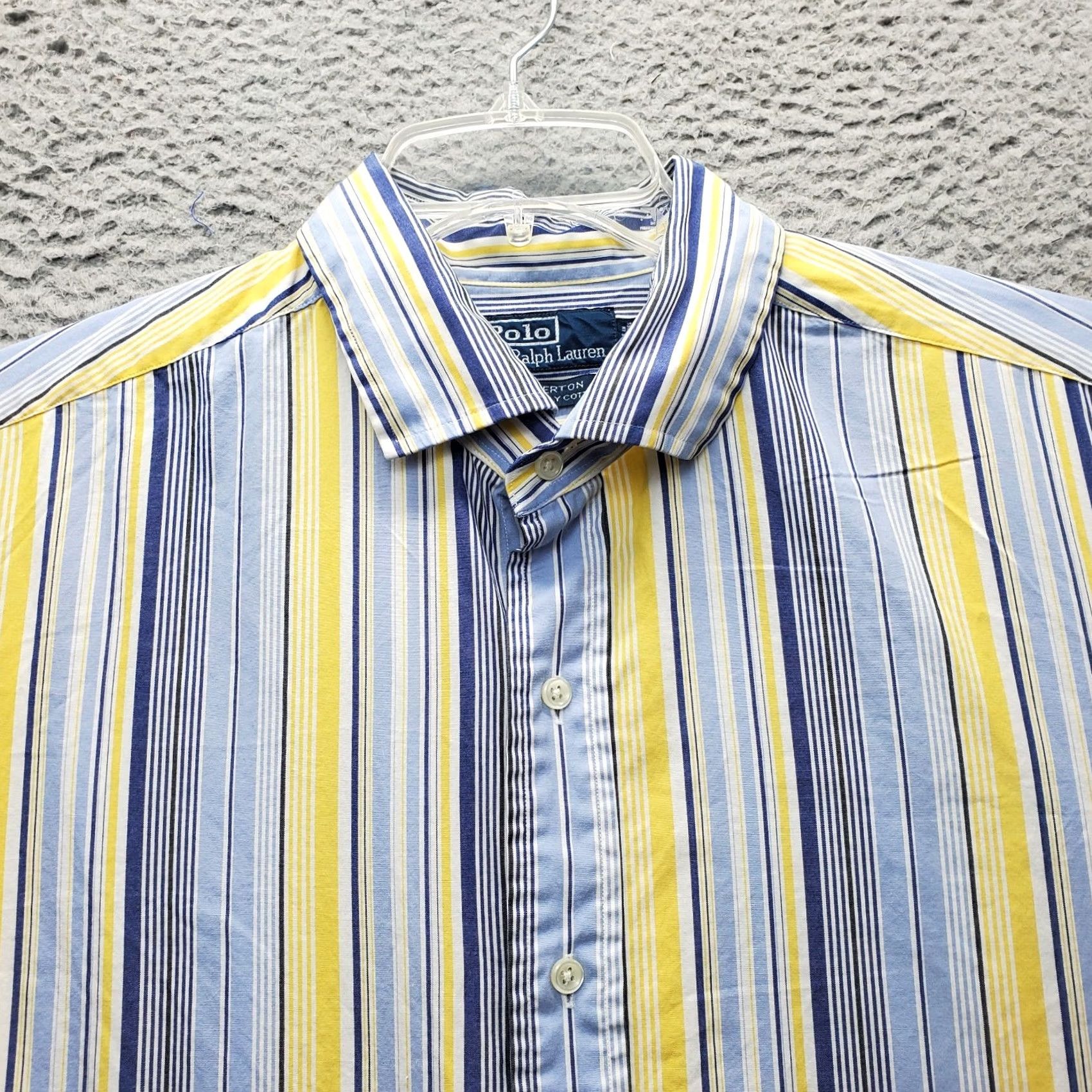 Polo Ralph Lauren VTG Polo Ralph Lauren Westerton Shirt Mens XL Multicolor Two Ply Cotton Button Up Size US XL / EU 56 / 4 - 7 Thumbnail