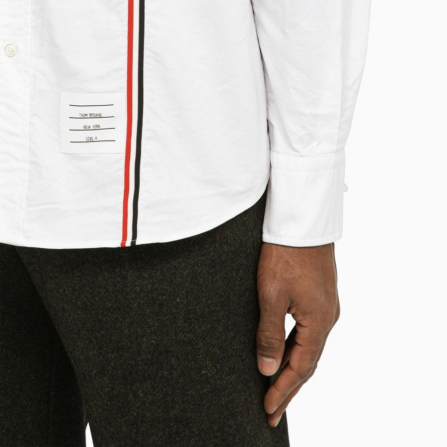 Thom Browne o1d2blof0724 Poplin Shirt in White Size US XL / EU 56 / 4 - 4 Thumbnail