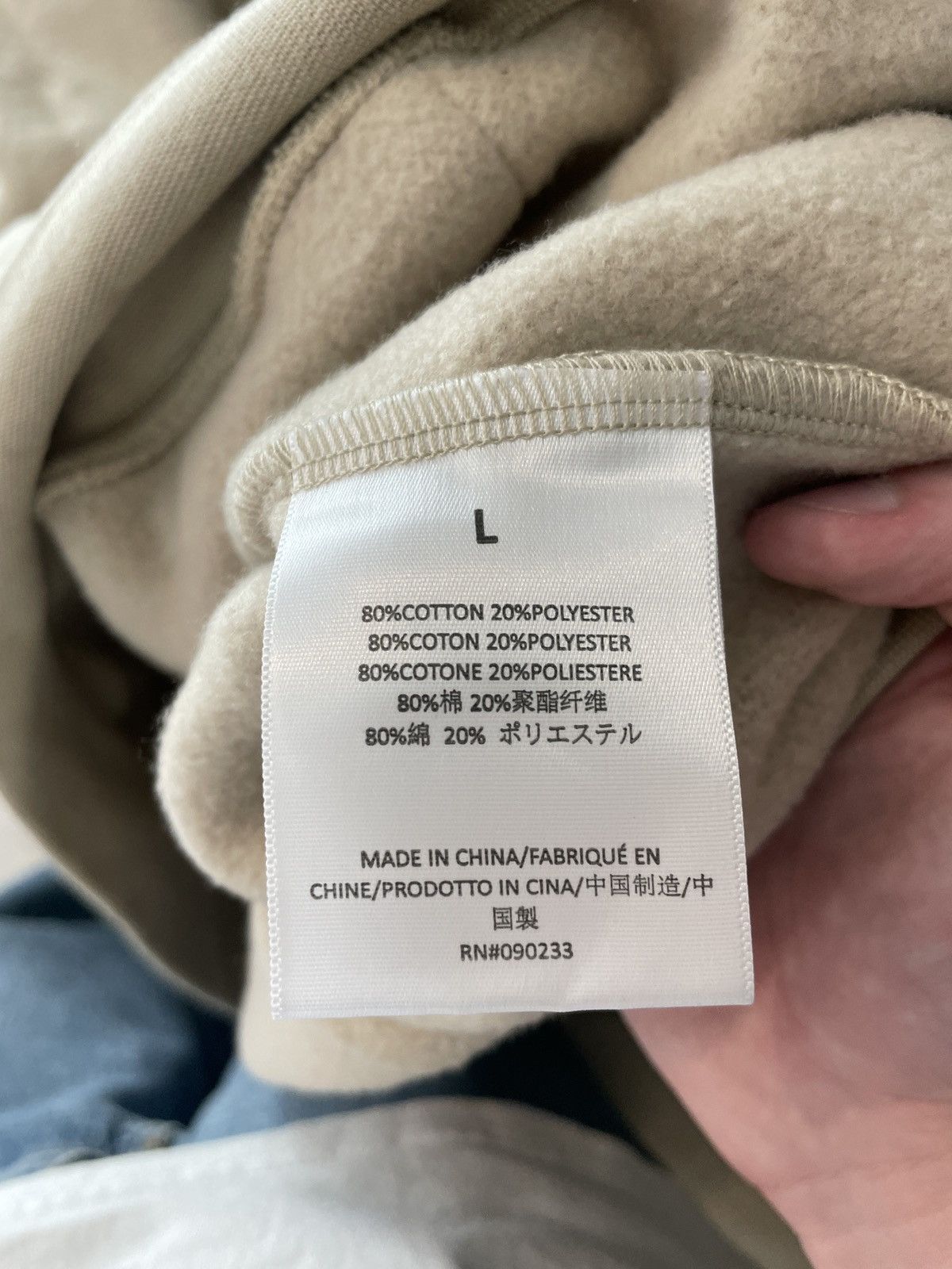 Essentials × Fear of God Fear of God Essentials Linen Hoodie L Size US L / EU 52-54 / 3 - 5 Thumbnail