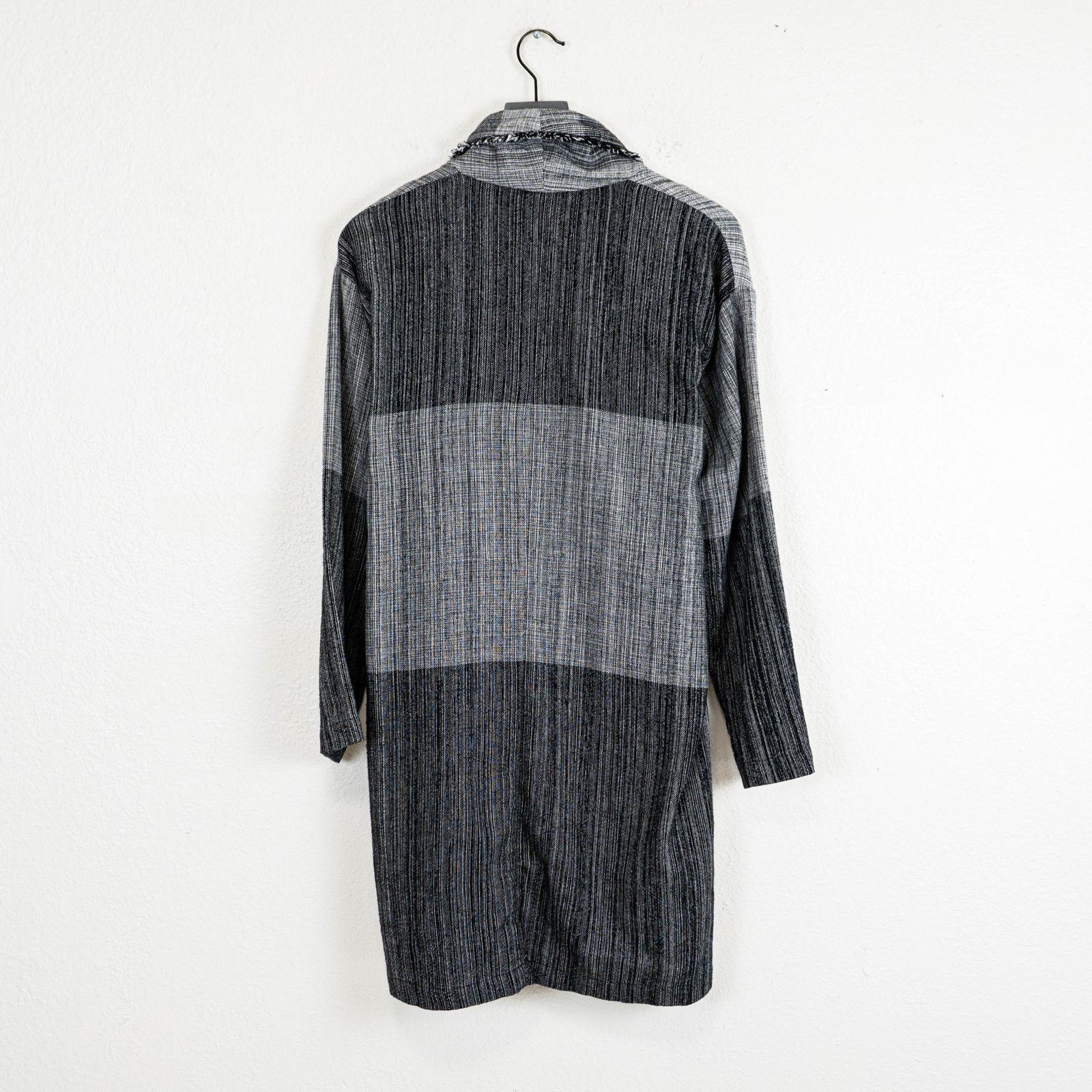 Eileen Fisher Eileen Fisher Organic Cotton Hazy Blocks Jacket Greys S/M Size M / US 6-8 / IT 42-44 - 4 Thumbnail