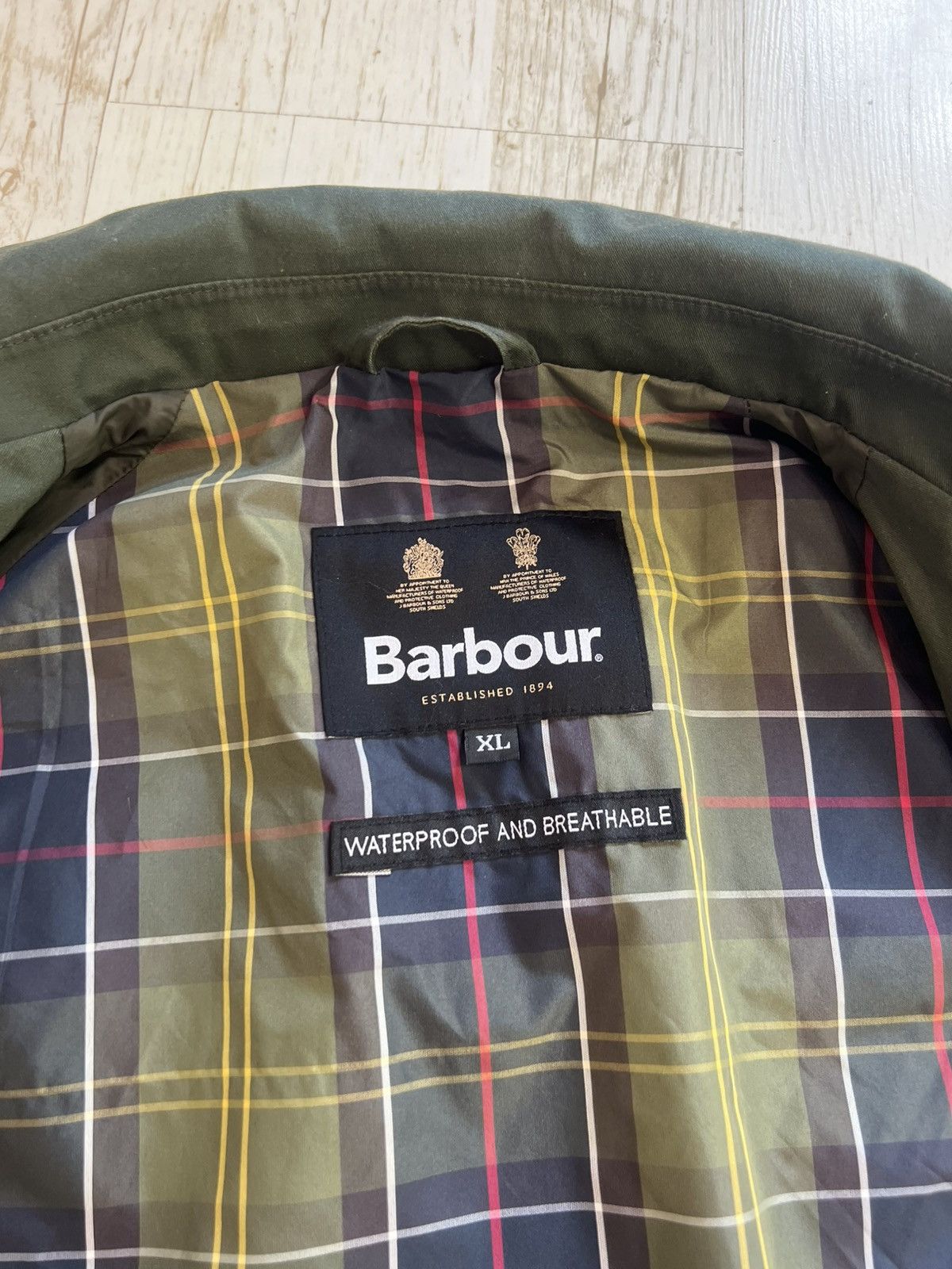 Barbour Barbour Frasers Lorden Waterproof Coat Jacket XL Raincoat Size US XL / EU 56 / 4 - 9 Thumbnail