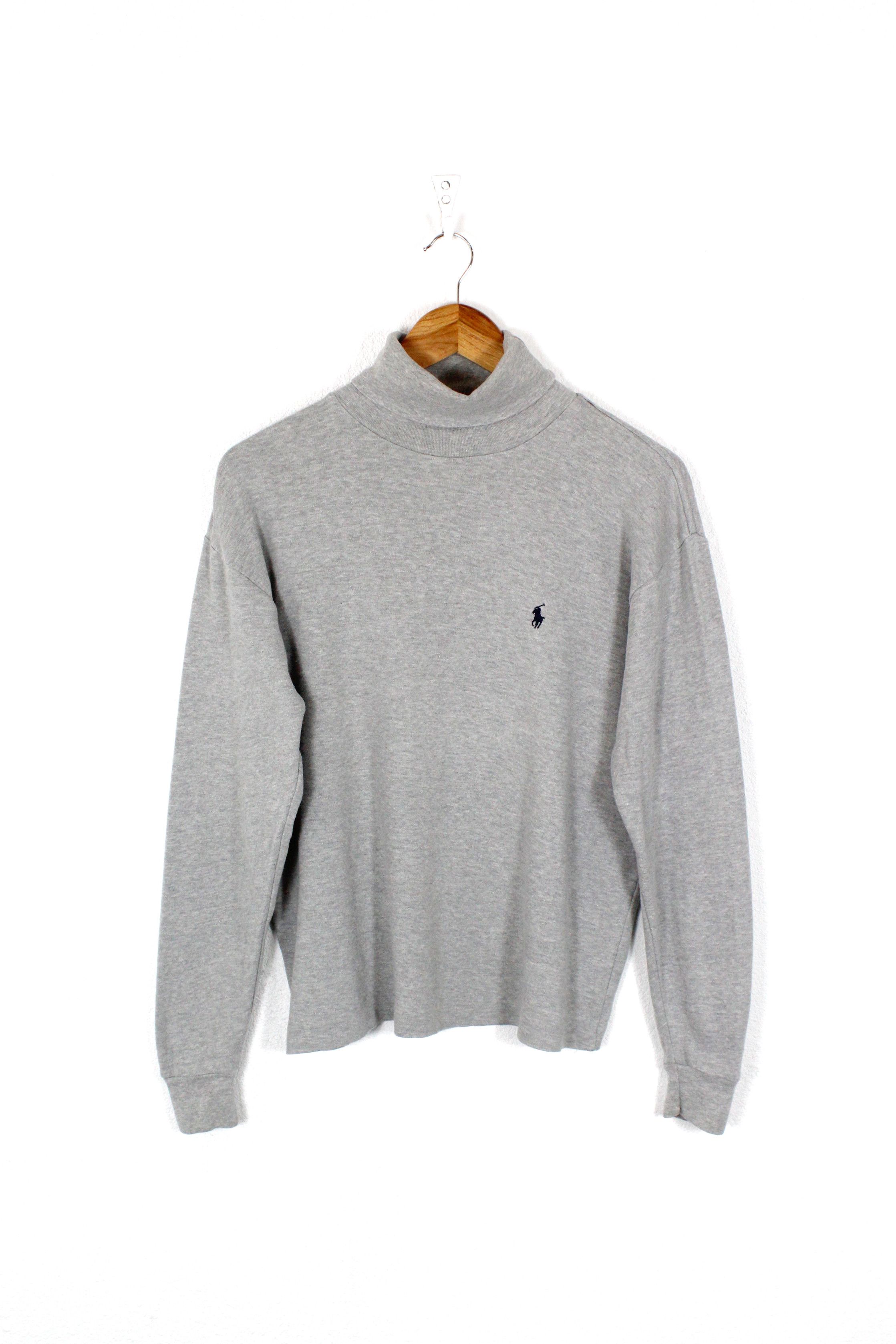 Vintage Polo Sport Ralph Lauren Logo Turtleneck 90s Tops