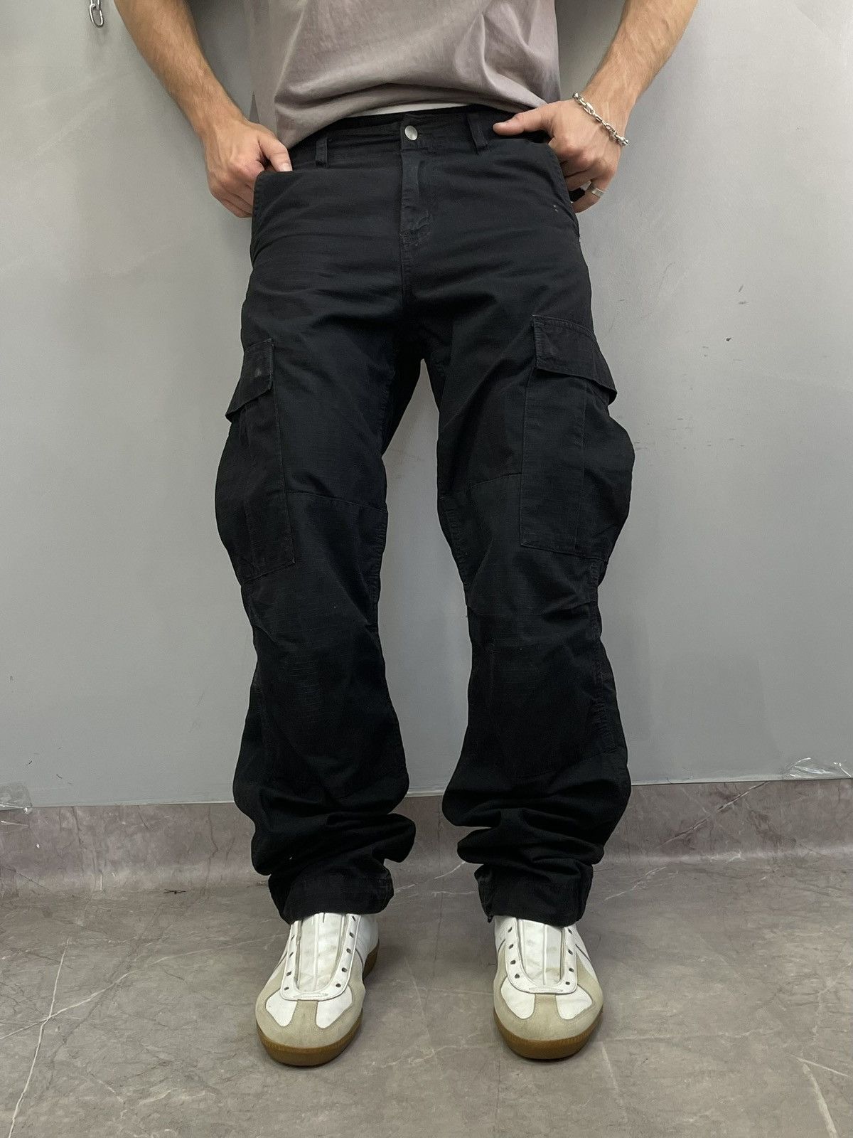 Carhartt Retro vintage sk8 y2k Carhartt regular cargo pants Size US 30 / EU 46 - 5 Thumbnail