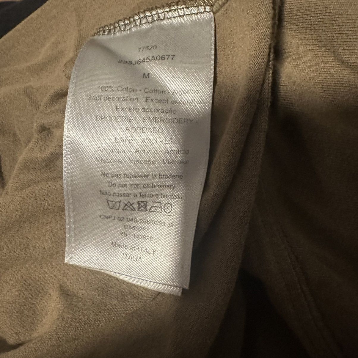 Dior Green Christian Dior T-Shirt Size US L / EU 52-54 / 3 - 4 Thumbnail