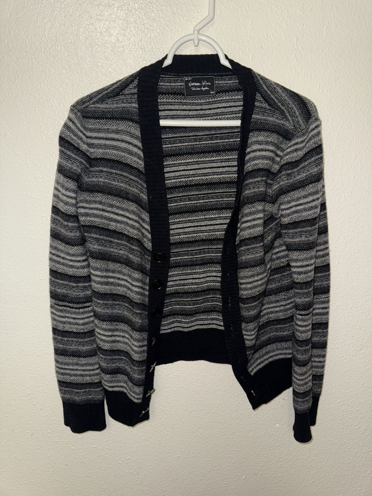 Number (N)ine Number Nine Scar Cardigan | Grailed