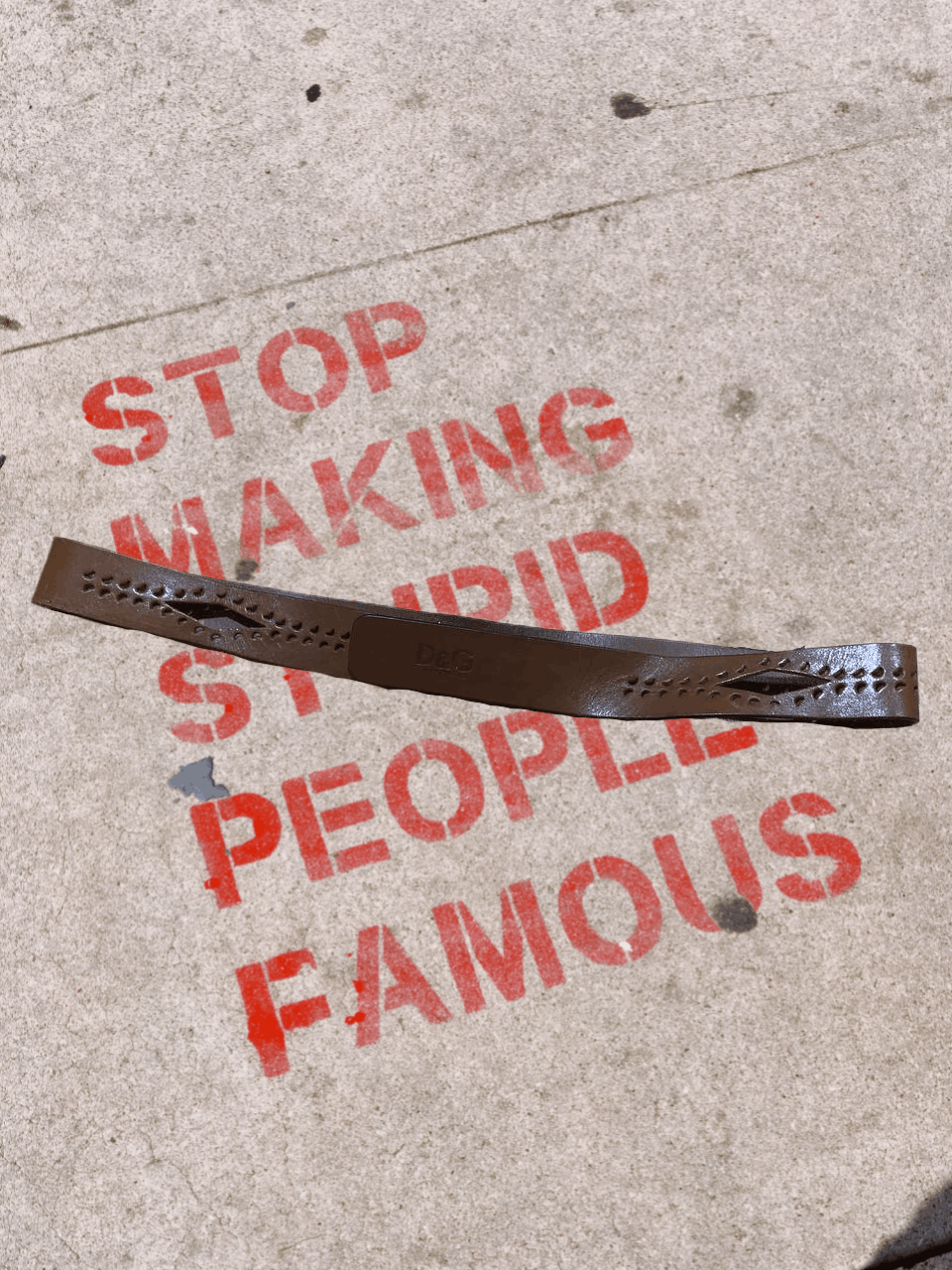 Dolce & Gabbana Streetwear Y2K Dolce&Gabbana Belt Brown One Size Size ONE SIZE - 1 Thumbnail