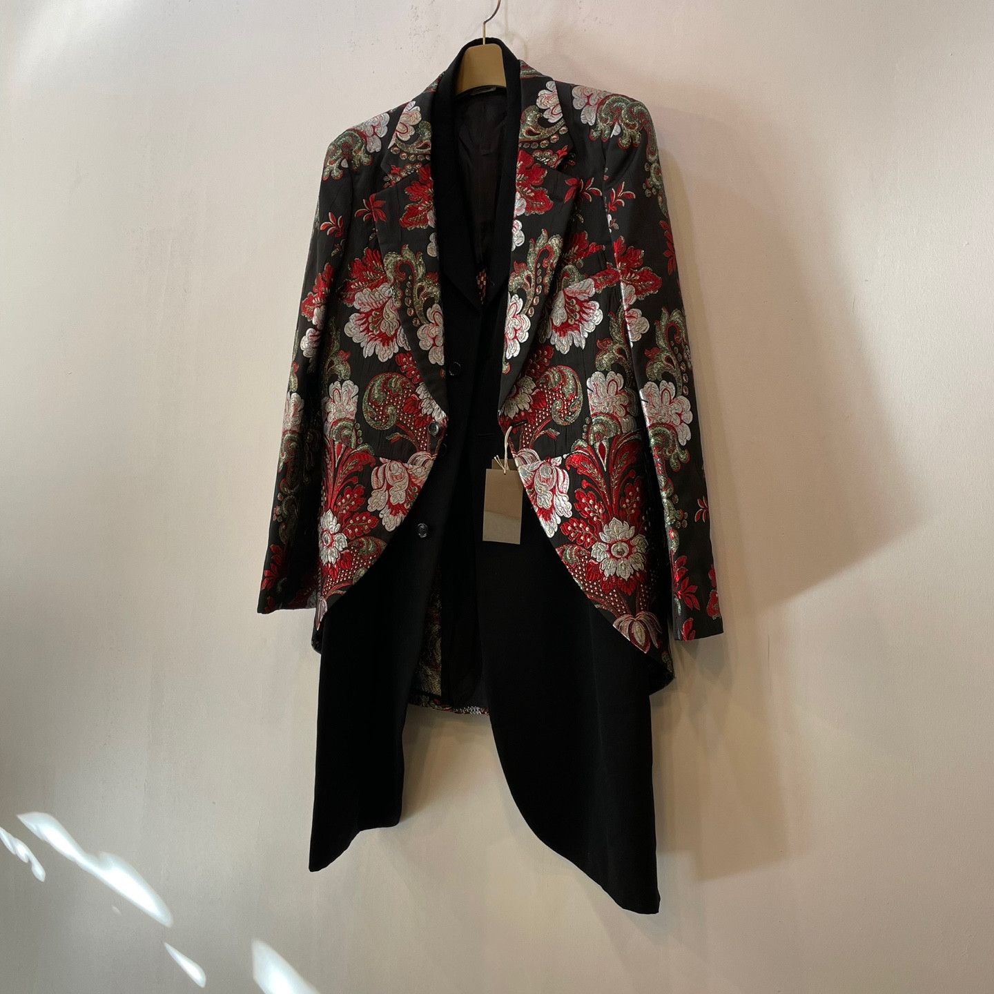 Comme des Garcons Homme Plus Comme Des Garçons Homme Plus 19fw Floral Layered Jacket Size US M / EU 48-50 / 2 - 3 Thumbnail