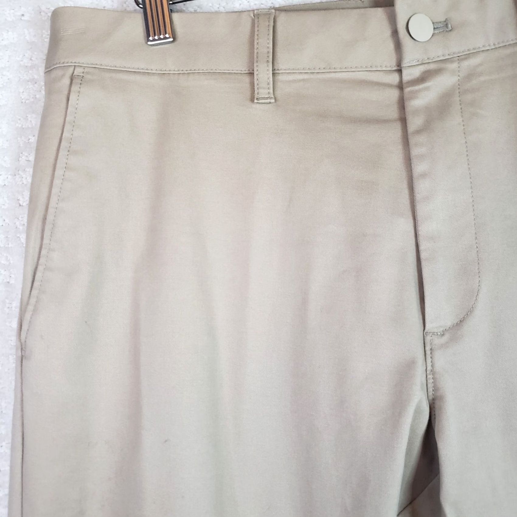 J.Crew J.CREW Flex Thompson Chino Pants Men Regular Straight tan khaki 35x32 Slim? (Note: There is a potential ambiguity here.) Size US 35 - 5 Thumbnail