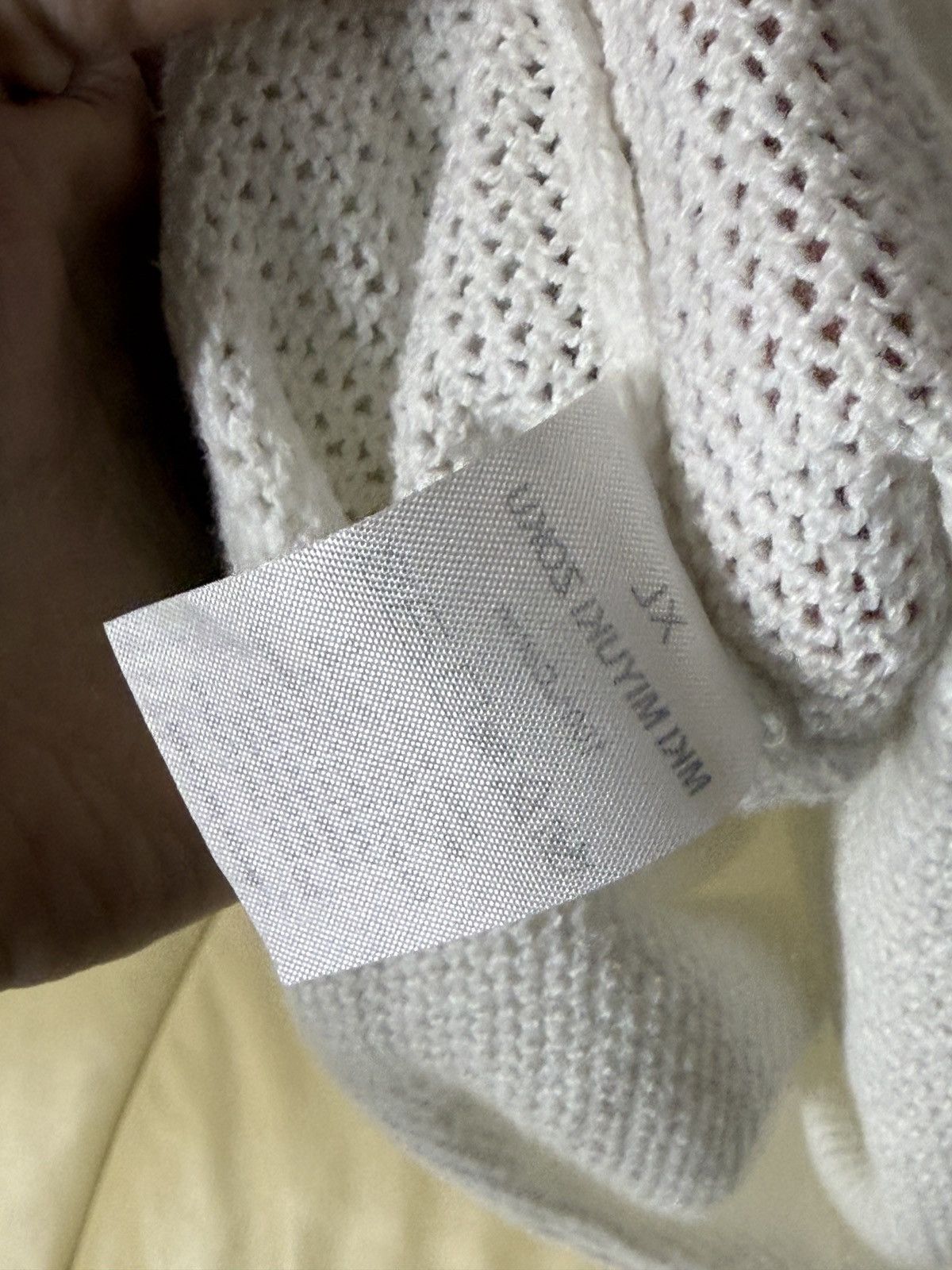 Mki Miyuki Zoku Mki Miyuki Zoku Knit Vest White embroidered logo Size US XL / EU 56 / 4 - 11 Thumbnail