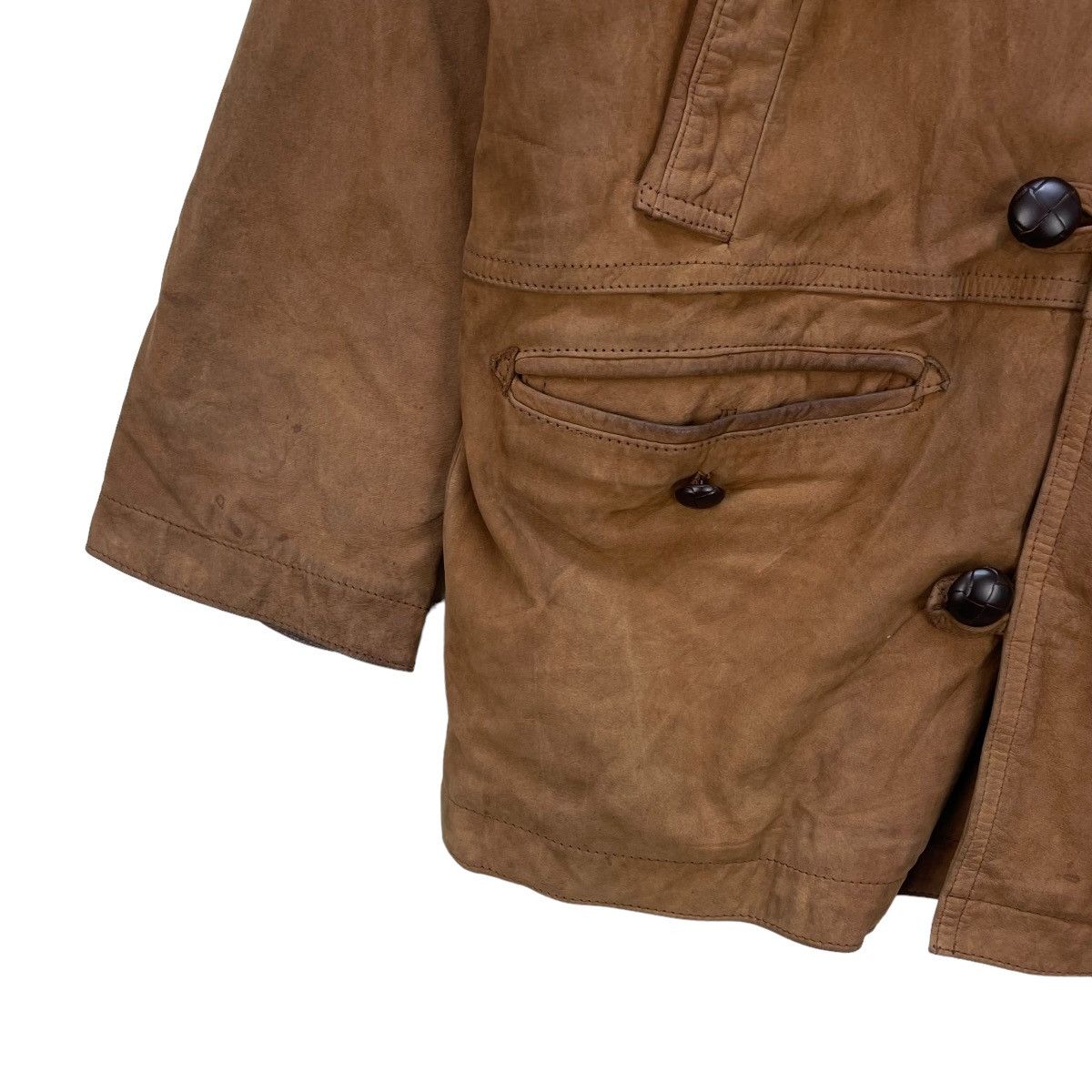 Genuine Leather × Japanese Brand Japanese Brand Present Cowhide Leather Jacket Size US M / EU 48-50 / 2 - 4 Thumbnail