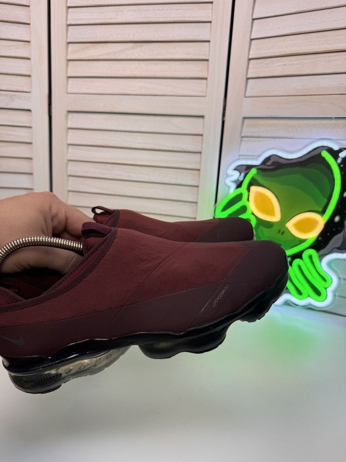 Nike Nike Air Vapormax Slip On Burgundy Men’s Size 9.5 Sneakers Size US 9.5 / EU 42-43 - 4 Thumbnail