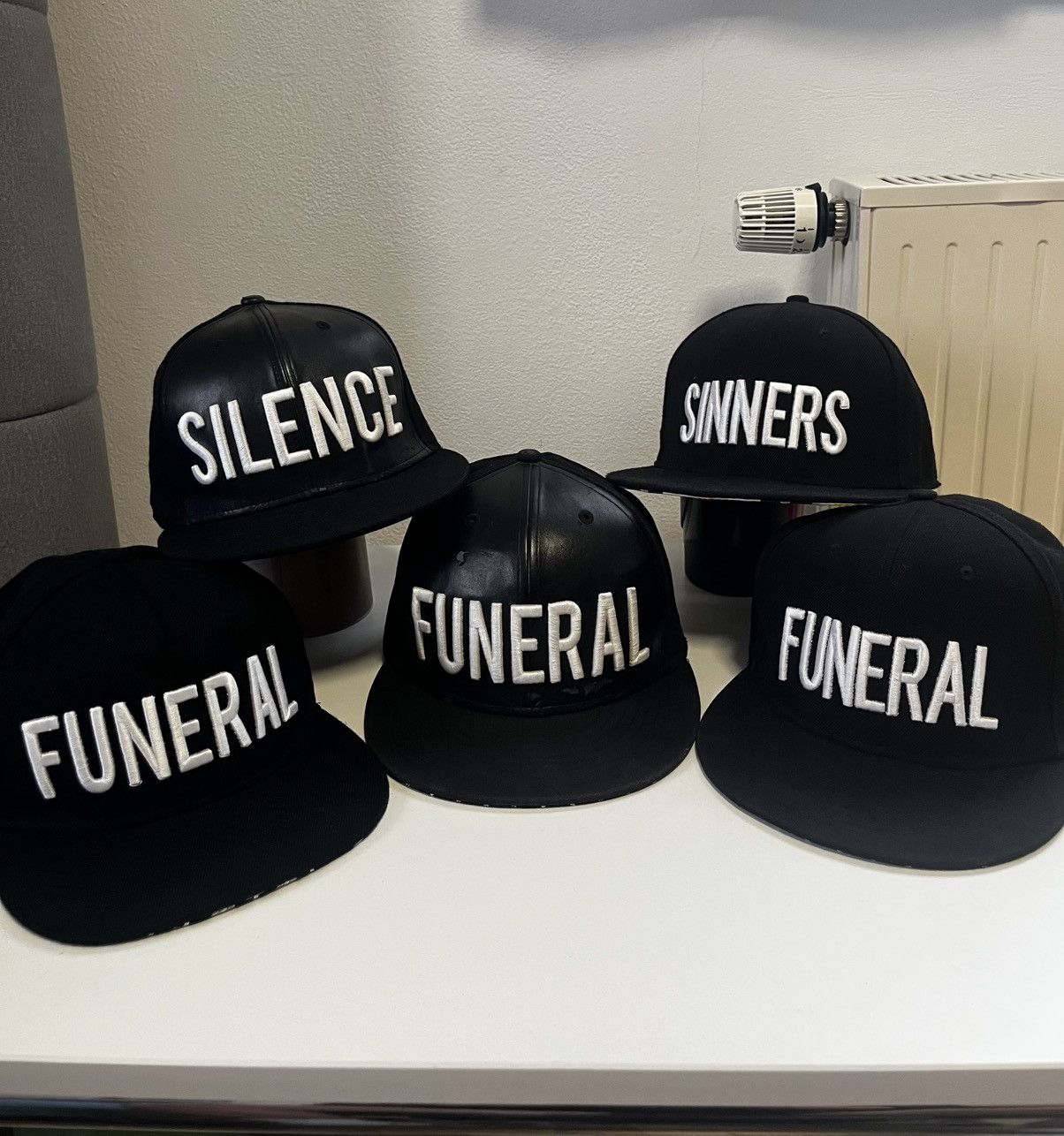 Black Scale ASAP Rocky Black Scale Funeral Canvas Hat Size ONE SIZE - 8 Thumbnail