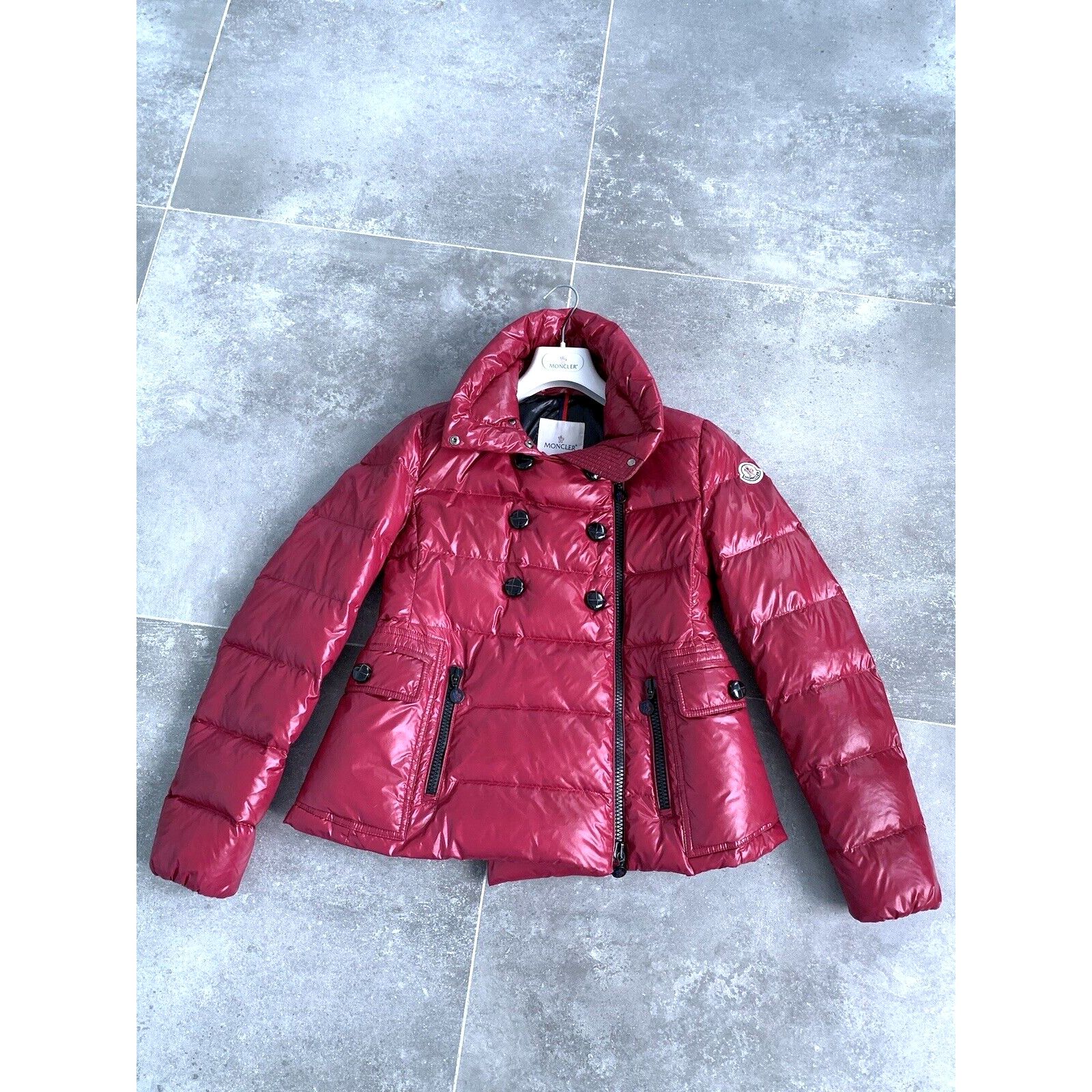 Moncler Women's MONCLER DAIM Down Puffer Pea Coat Jacket SZ 2 S - M Size S / US 4 / IT 40 - 3 Thumbnail