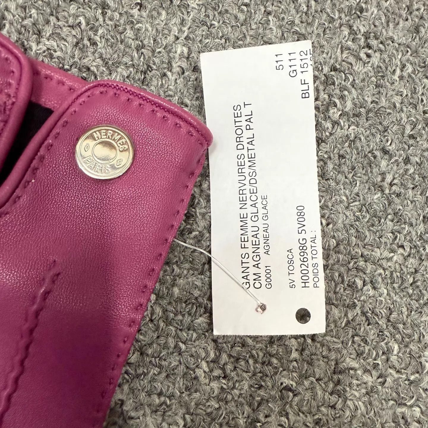 Hermes Hermes lambskin gloves unused Size ONE SIZE - 3 Thumbnail