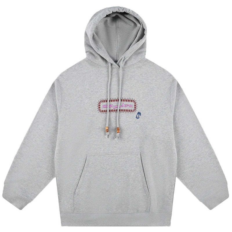 Adish o1mle1224 Alkhws Logo Hoodie Sweatshirt in Grey Size US S / EU 44-46 / 1 - 1 Thumbnail