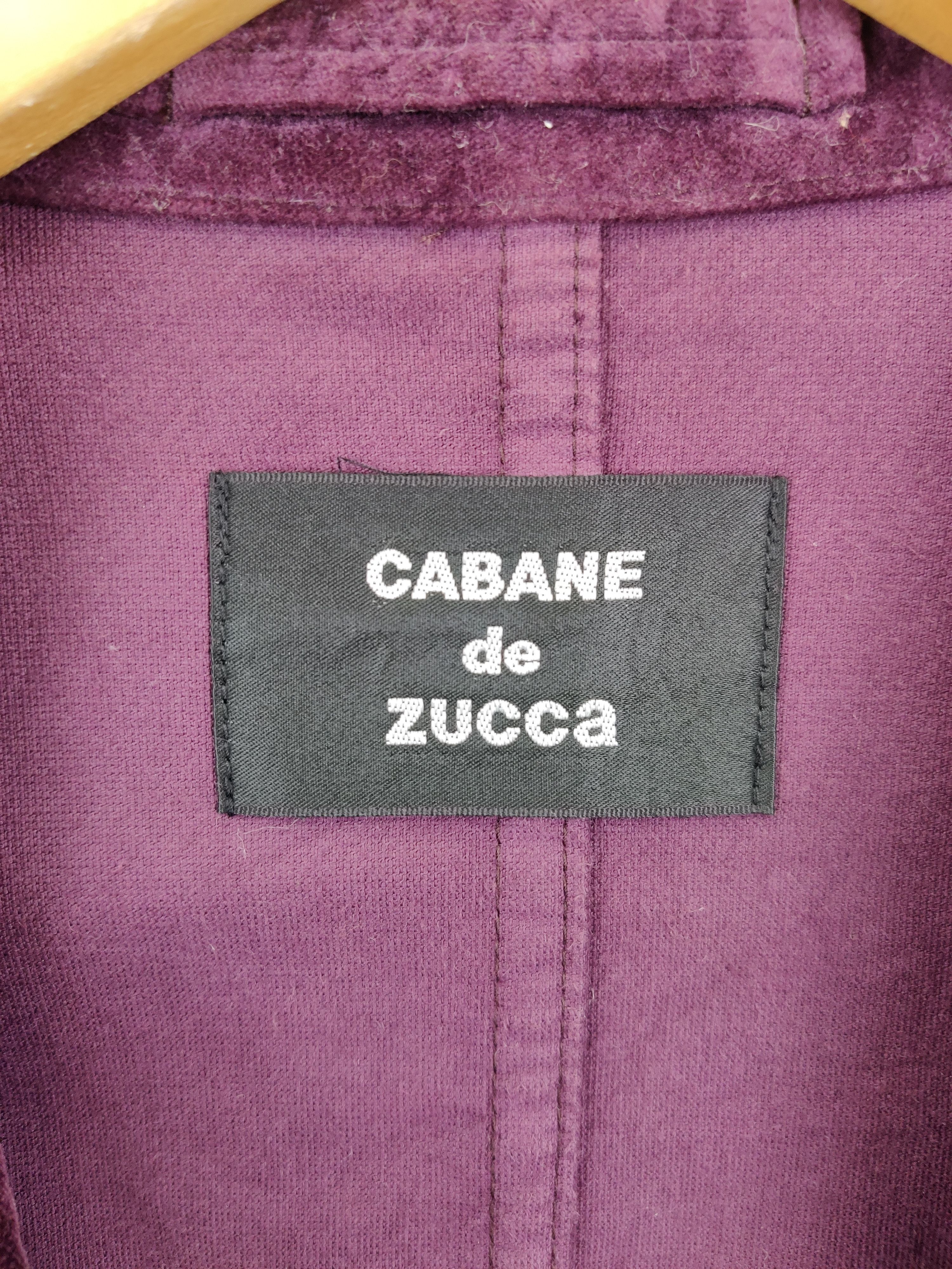 CABANE de ZUCCa Vintage Cabane De Zucca Velvet Single Breasted Blazer Size US S / EU 44-46 / 1 - 10 Thumbnail