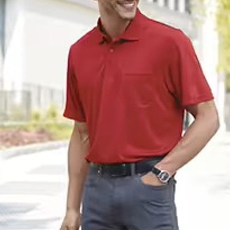 L.L. Bean LL Bean Premium Polo L TALL Pima Cotton Short w Pocket Size US L / EU 52-54 / 3 - 1 Thumbnail