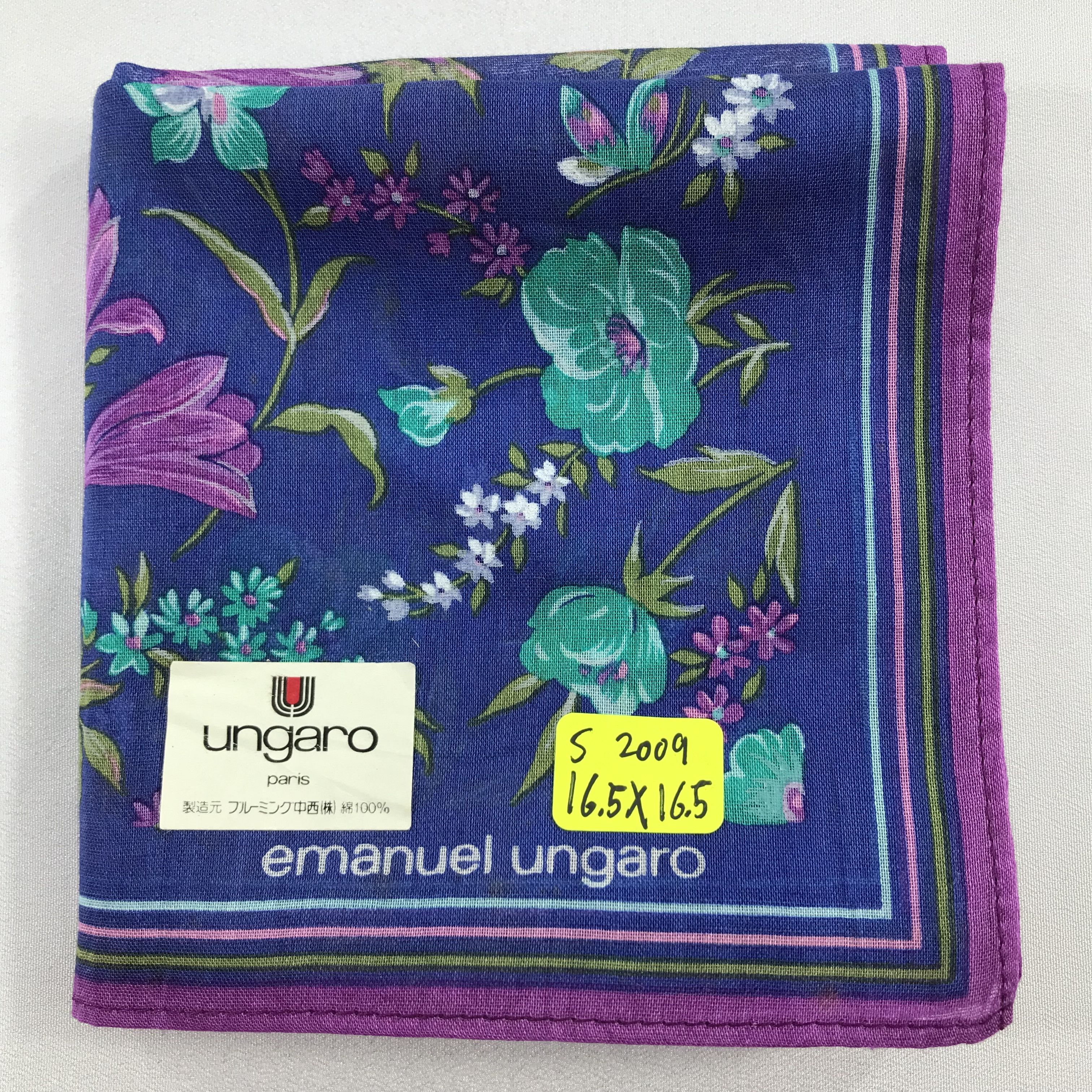 Ungaro Paris × Vintage Ungaro Bandana / Handkerchief / Neckerchief - S2009 Size ONE SIZE - 5 Thumbnail