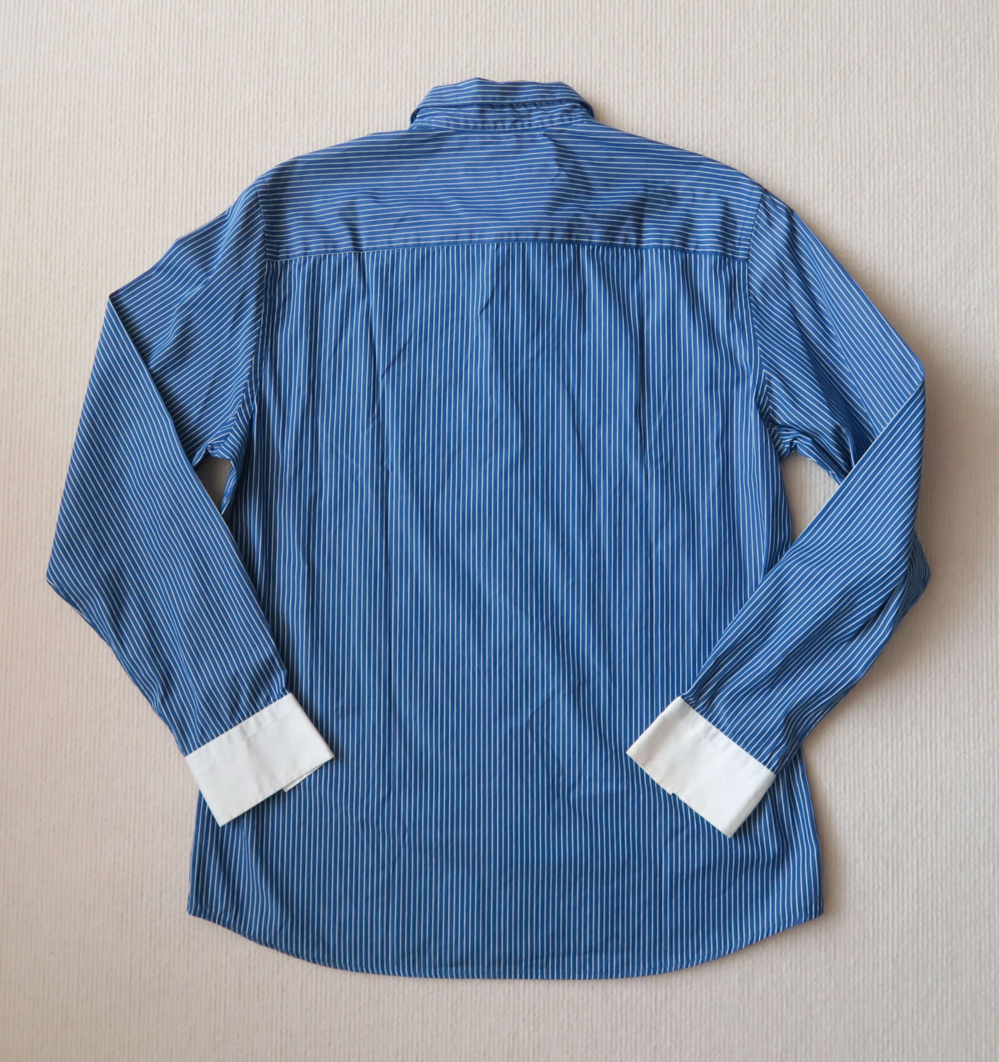 Givenchy Givenchy Pinstripe Contrast Collar/Cuffs Detail Shirt Size US L / EU 52-54 / 3 - 6 Thumbnail