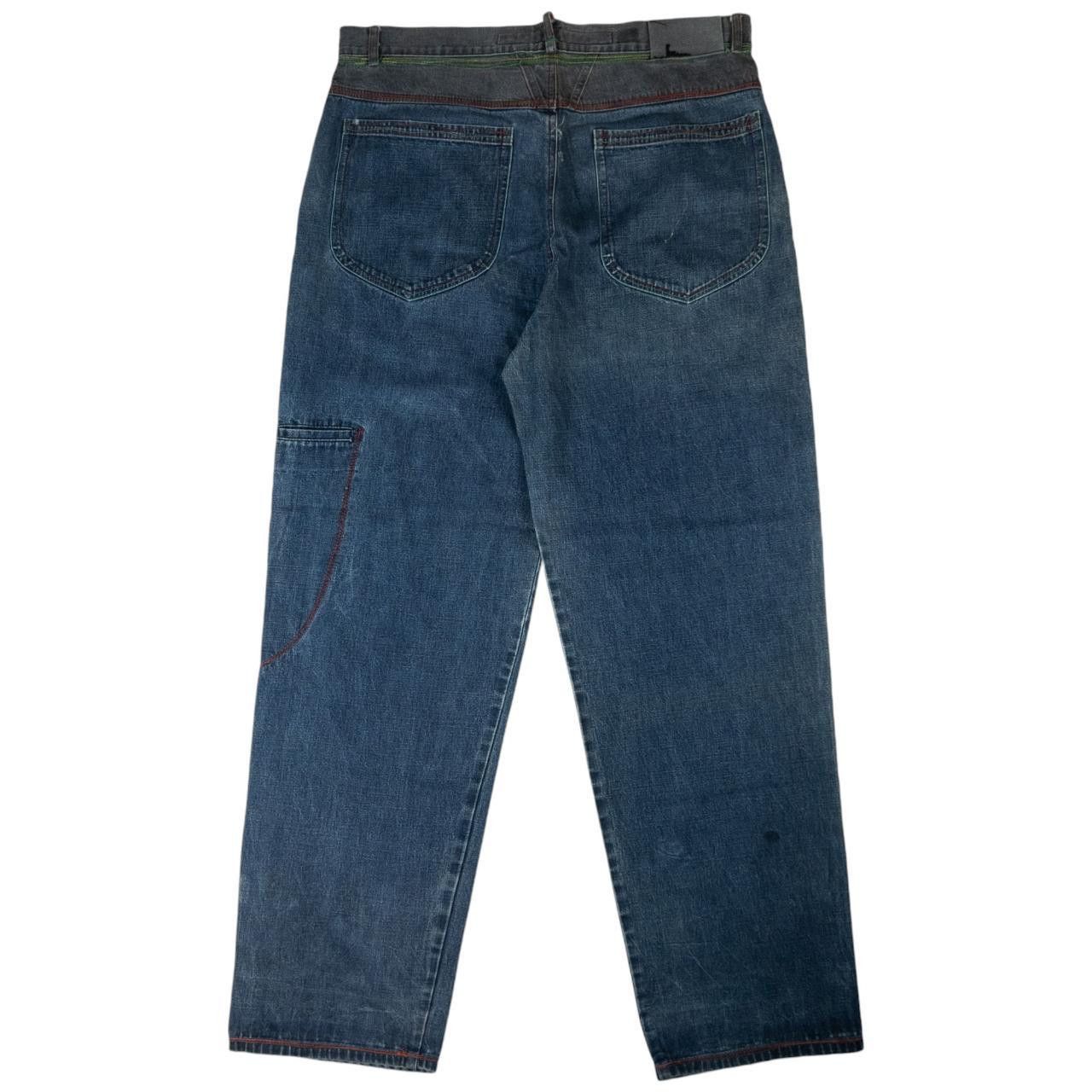 Marithe + Francois Girbaud Vintage Marithe Francois Girbaud Patch Denim Jeans Size W38 Size US 38 / EU 54 - 3 Thumbnail