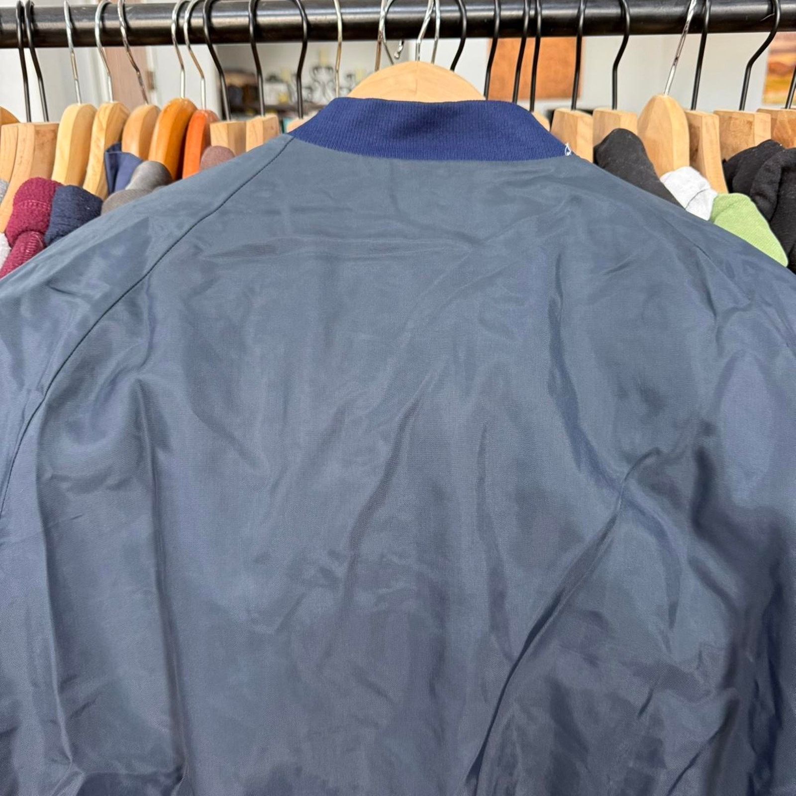 Other Vintage Redwood Transport Satin-like Bomber Jacket Blue Size US XL / EU 56 / 4 - 7 Thumbnail
