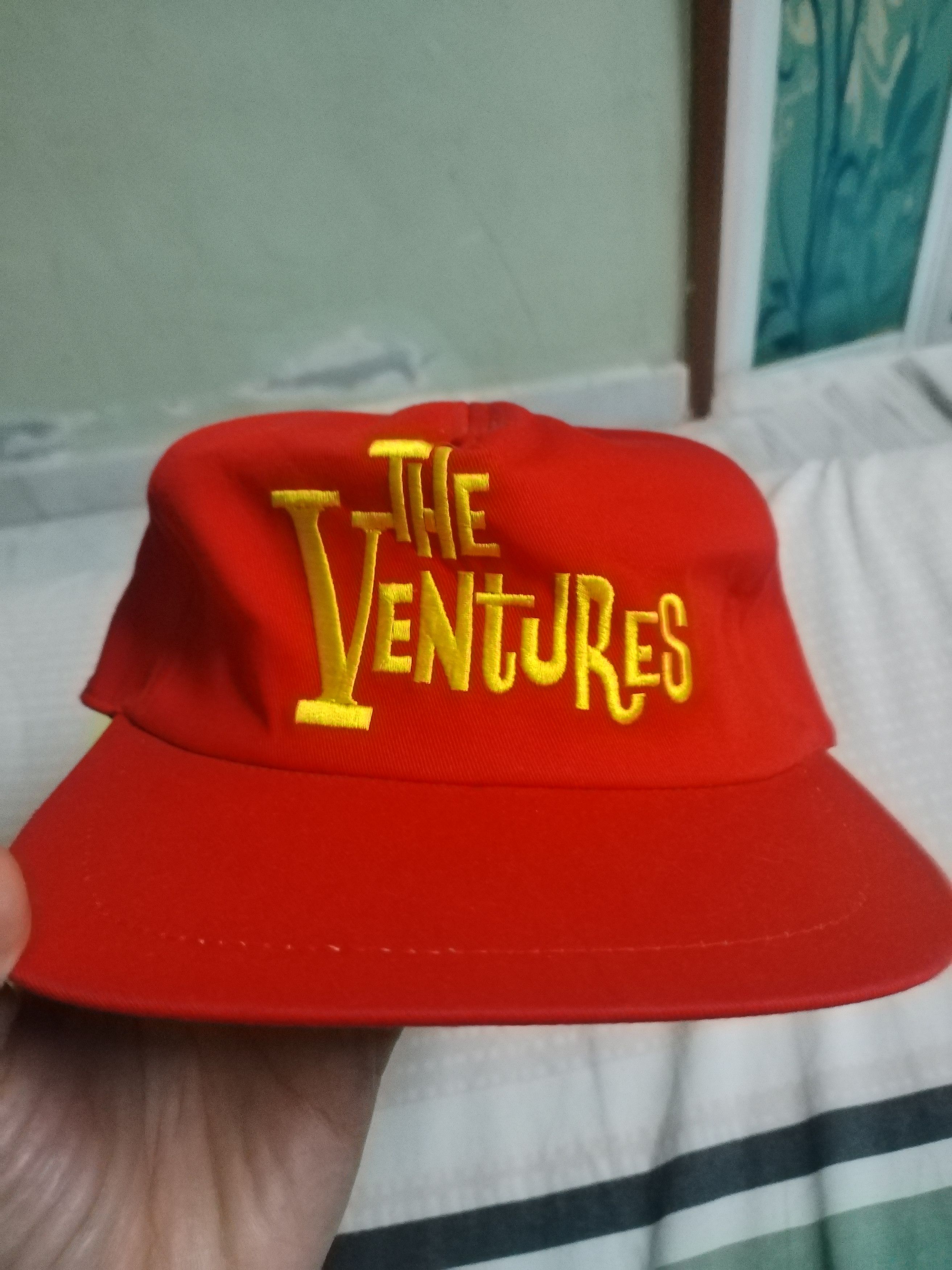 Vintage The Ventures Red Vintage Cap Hat not shirt Size ONE SIZE - 1 Thumbnail