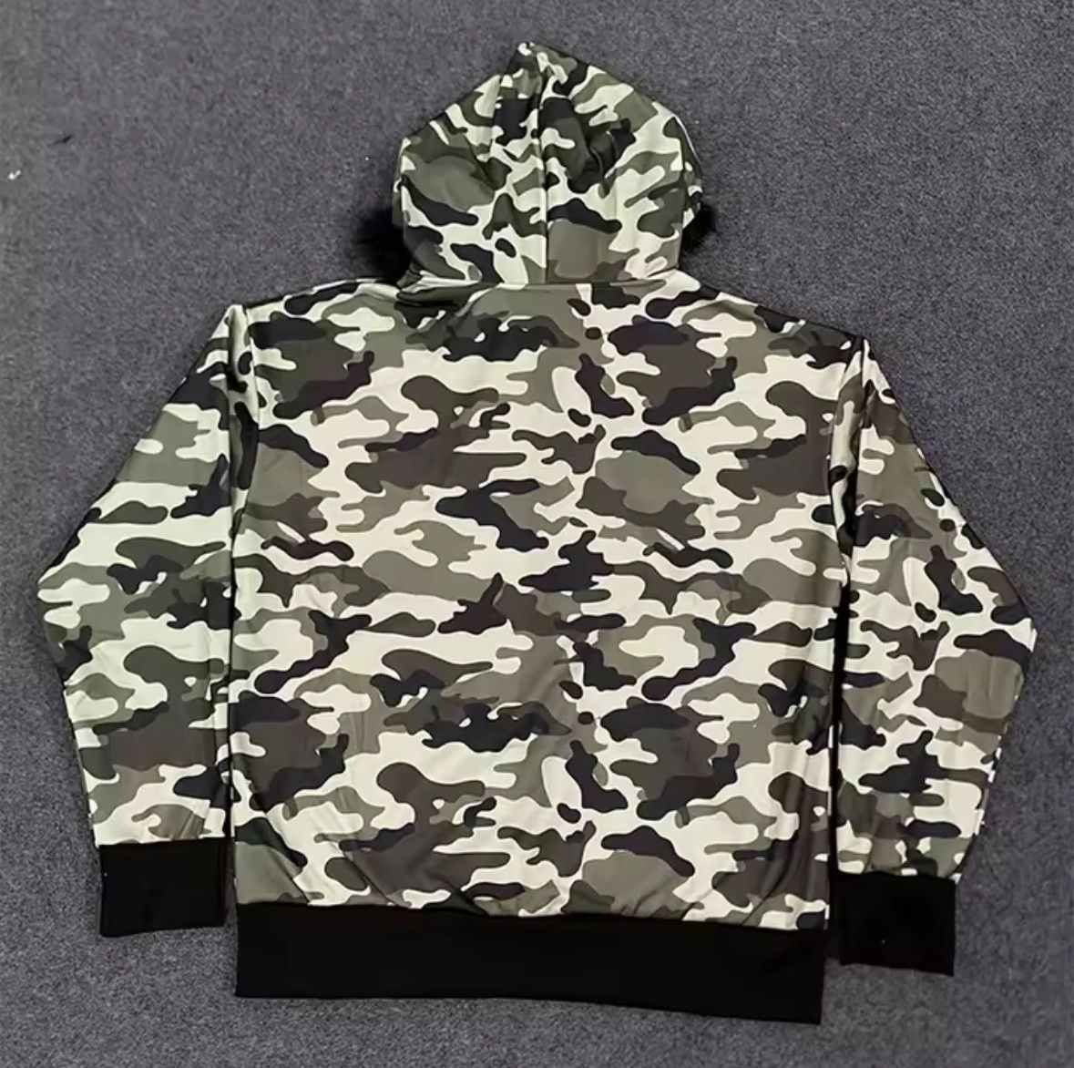 Other Fashion Punk Y2K Goth Grunge Camouflage Fur Hoodies Size M / US 6-8 / IT 42-44 - 3 Thumbnail