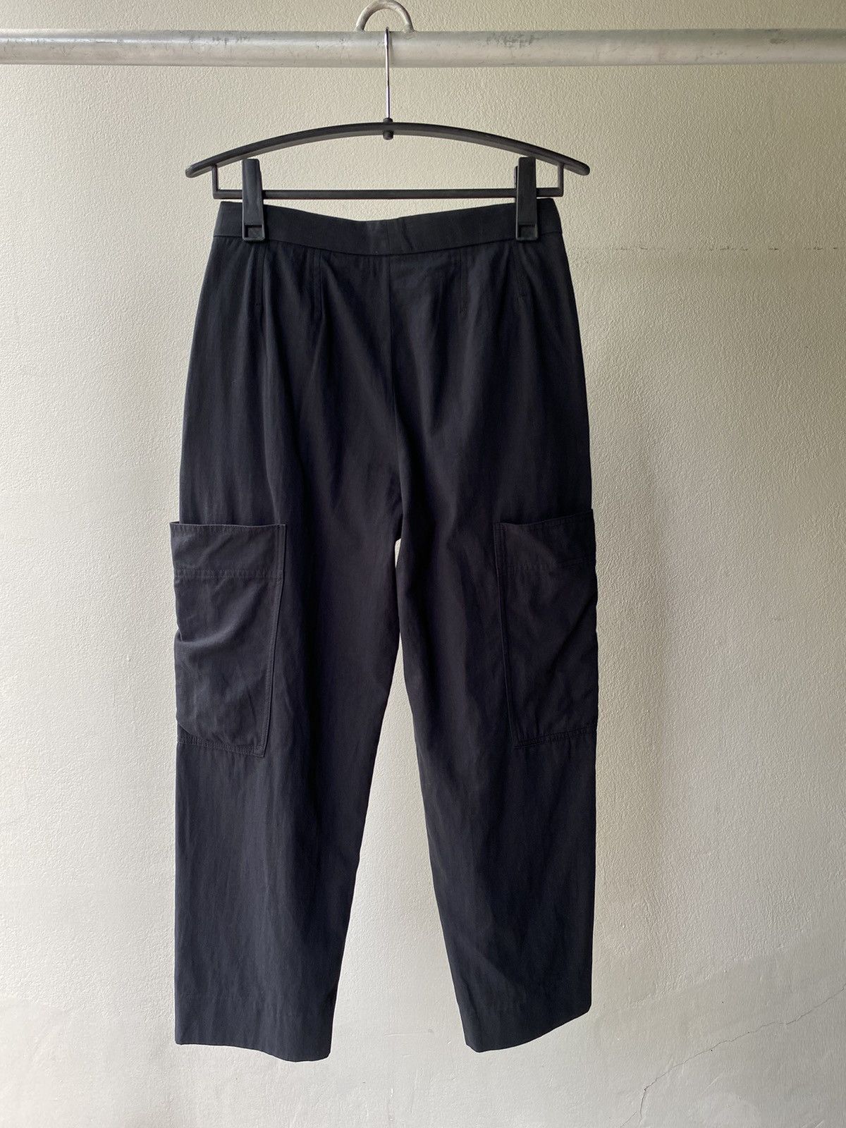 Stella McCartney STELLA/MCCARTNEY Black Cargo Pants with Zipper Pockets Size 29" - 15 Thumbnail