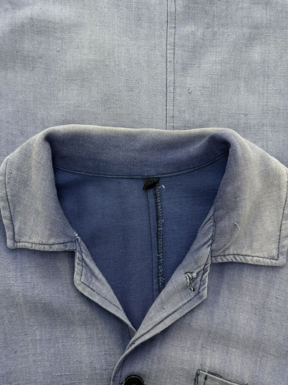 Le Laboureur Vintage 50s French Faded Trashed Chore Work Suit Size US L / EU 52-54 / 3 - 10 Thumbnail