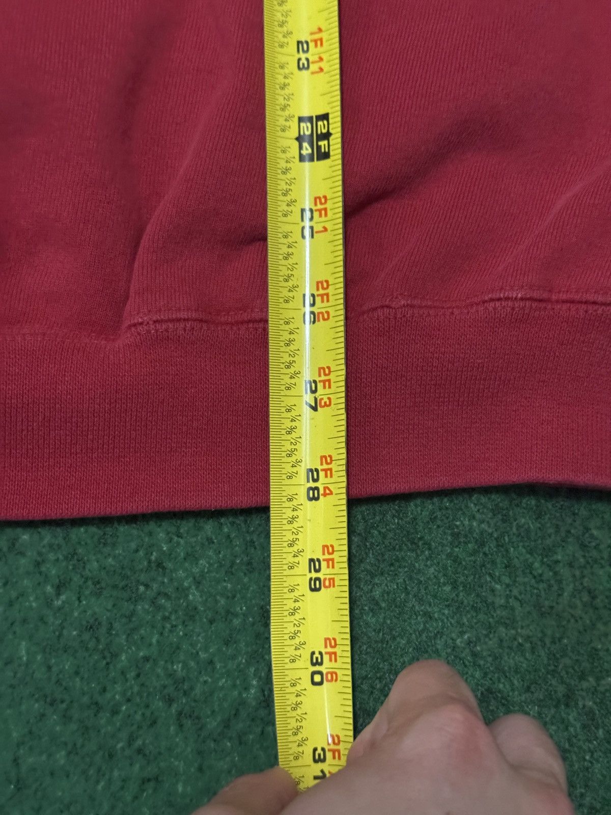 Levi's Vintage Clothing Vintage 90s Levi’s Strauss Red Minimalist XL Sweatshirt Size US XL / EU 56 / 4 - 6 Thumbnail