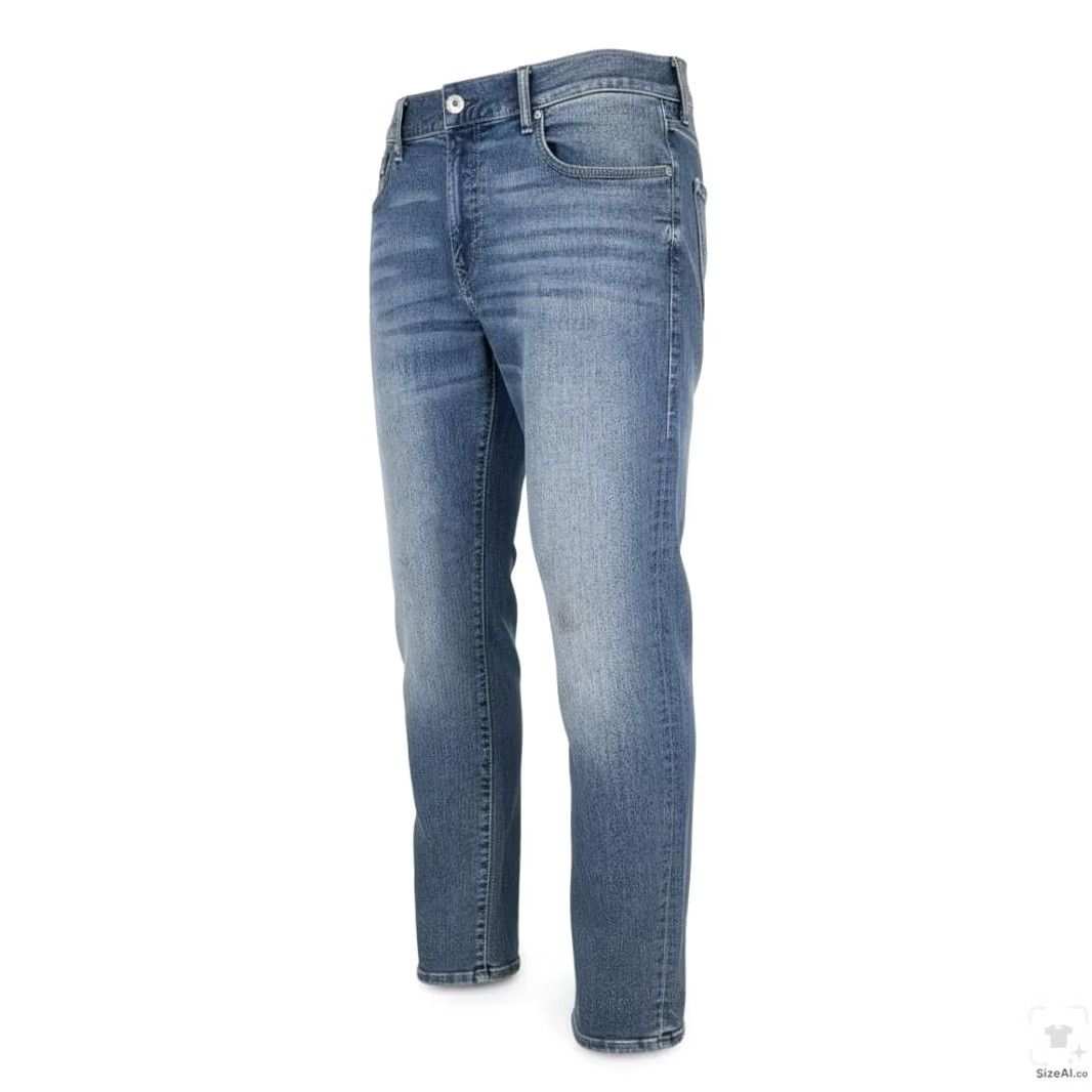 True Religion True Religion Geno Jeans Mens 36x31 Blue Light Wash Relaxed Tapered Zip Fly Size US 36 / EU 52 - 2 Thumbnail