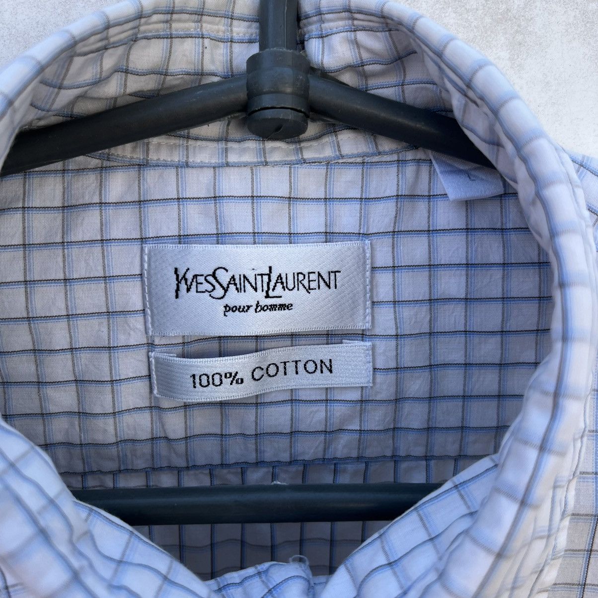 Yves Saint Laurent Yves Saint Laurent shirt vintage Size US L / EU 52-54 / 3 - 3 Thumbnail