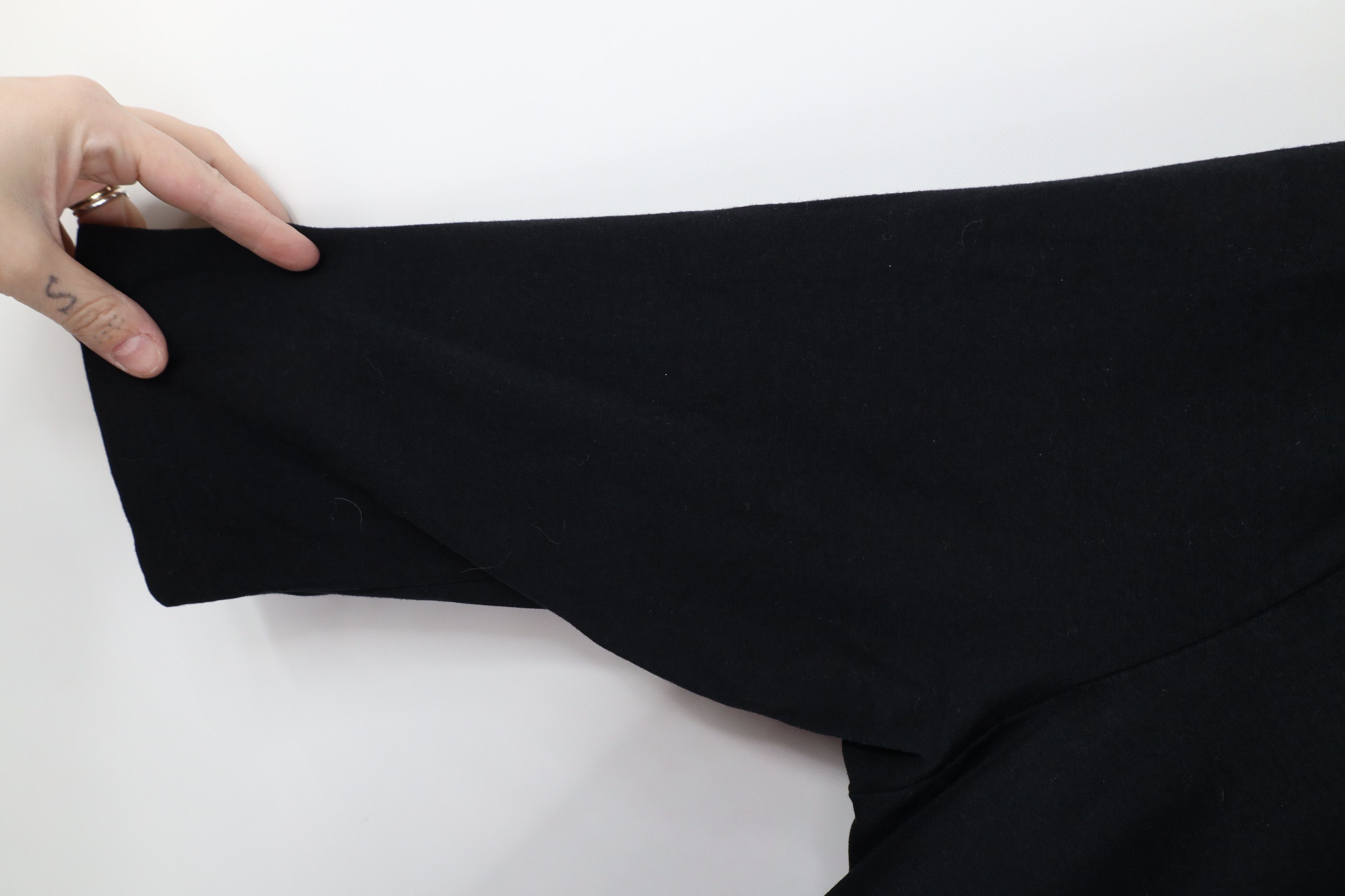 Vintage Soft Surroundings Blank Stretch Cross Wrap Blouse Top Black Size 3XL / US 20-22 - 5 Thumbnail