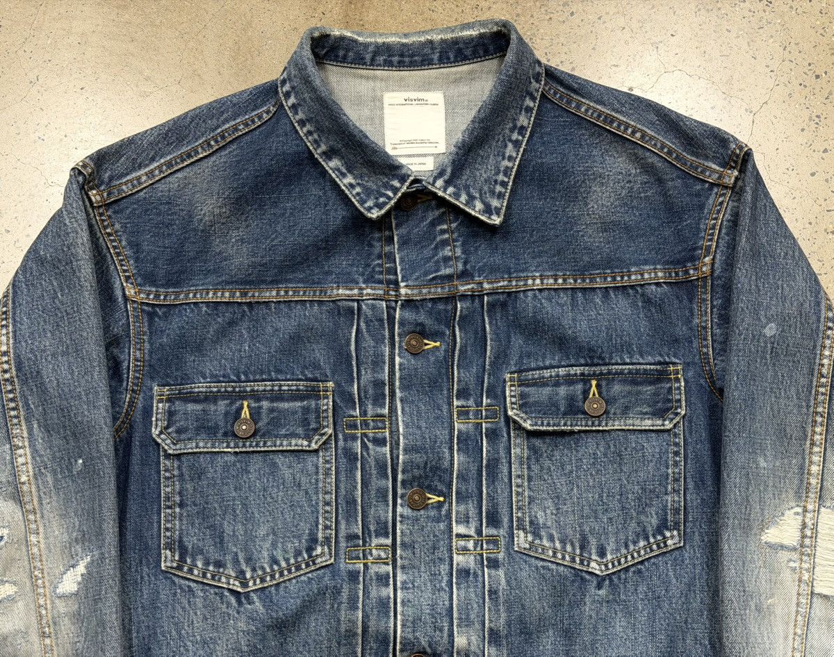 Visvim Visvim 21aw 101xx Jkt Dmgd-1006 D1006 Size US M / EU 48-50 / 2 - 6 Thumbnail